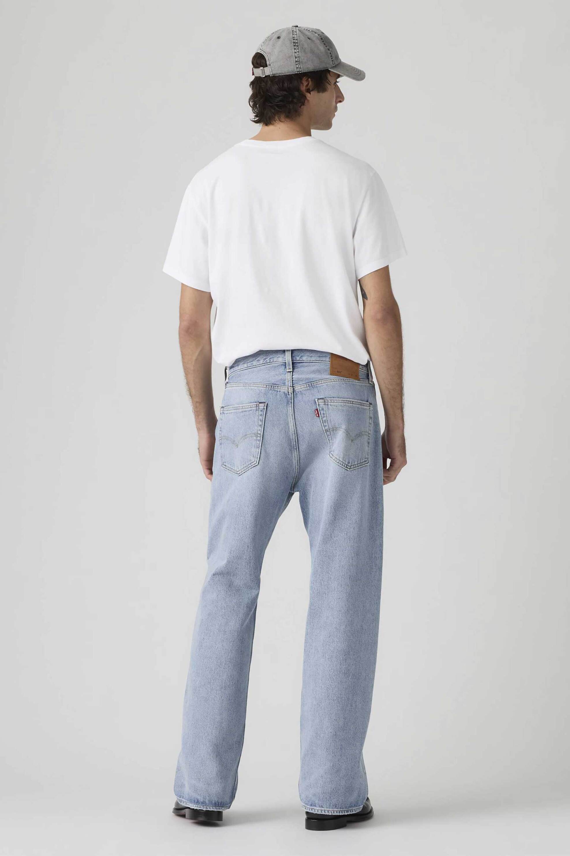Levi&Apos S Ανδρικό Τζιν Παντελόνι Πεντάτσεπο Loose Straight Fit 501 - 0057U0009 Denim Blue Ανοιχτό