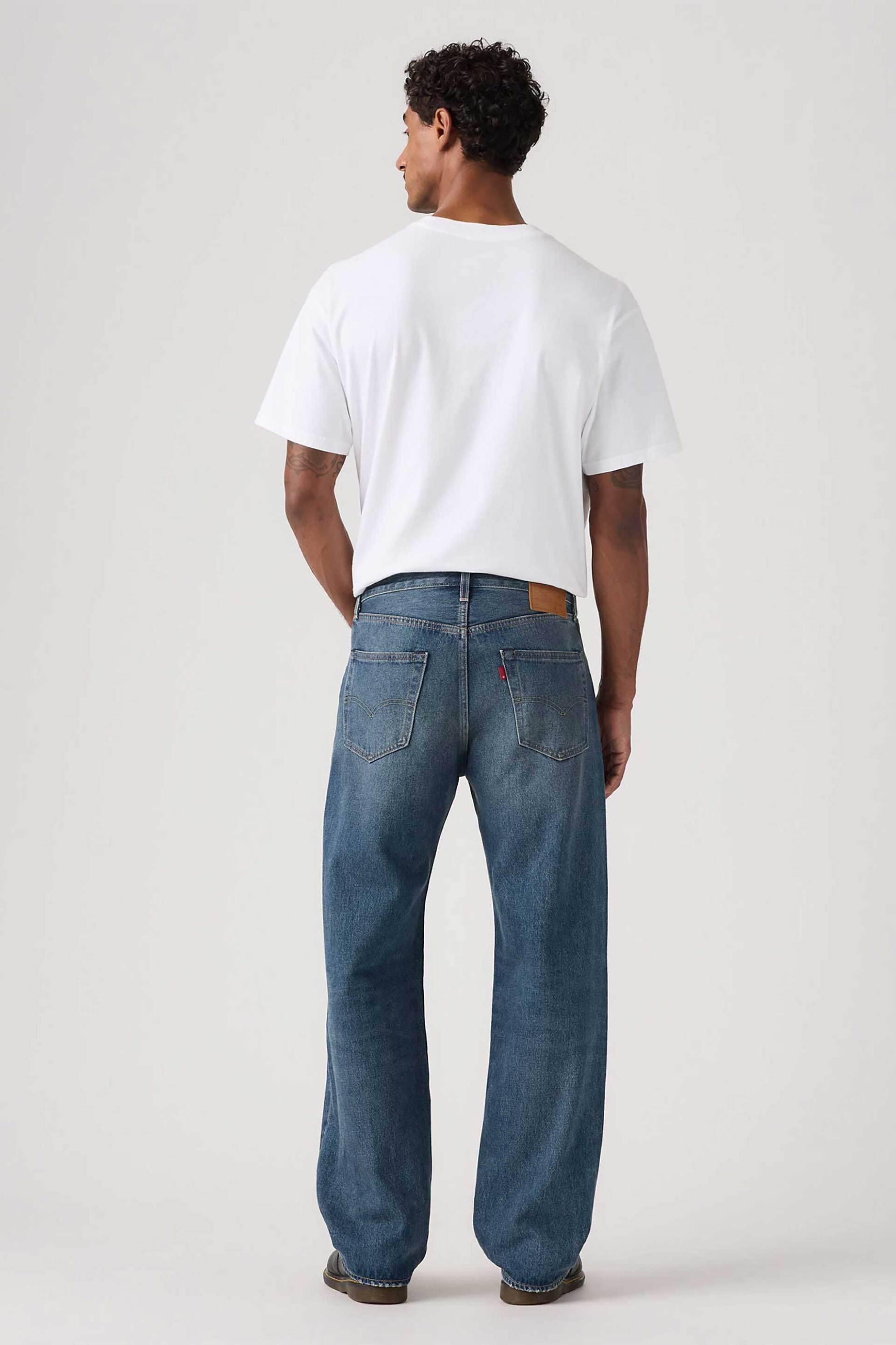 Levi&Apos S Ανδρικό Τζιν Παντελόνι Πεντάτσεπο Loose Straight Fit 501 - 0057U0007 Denim Blue