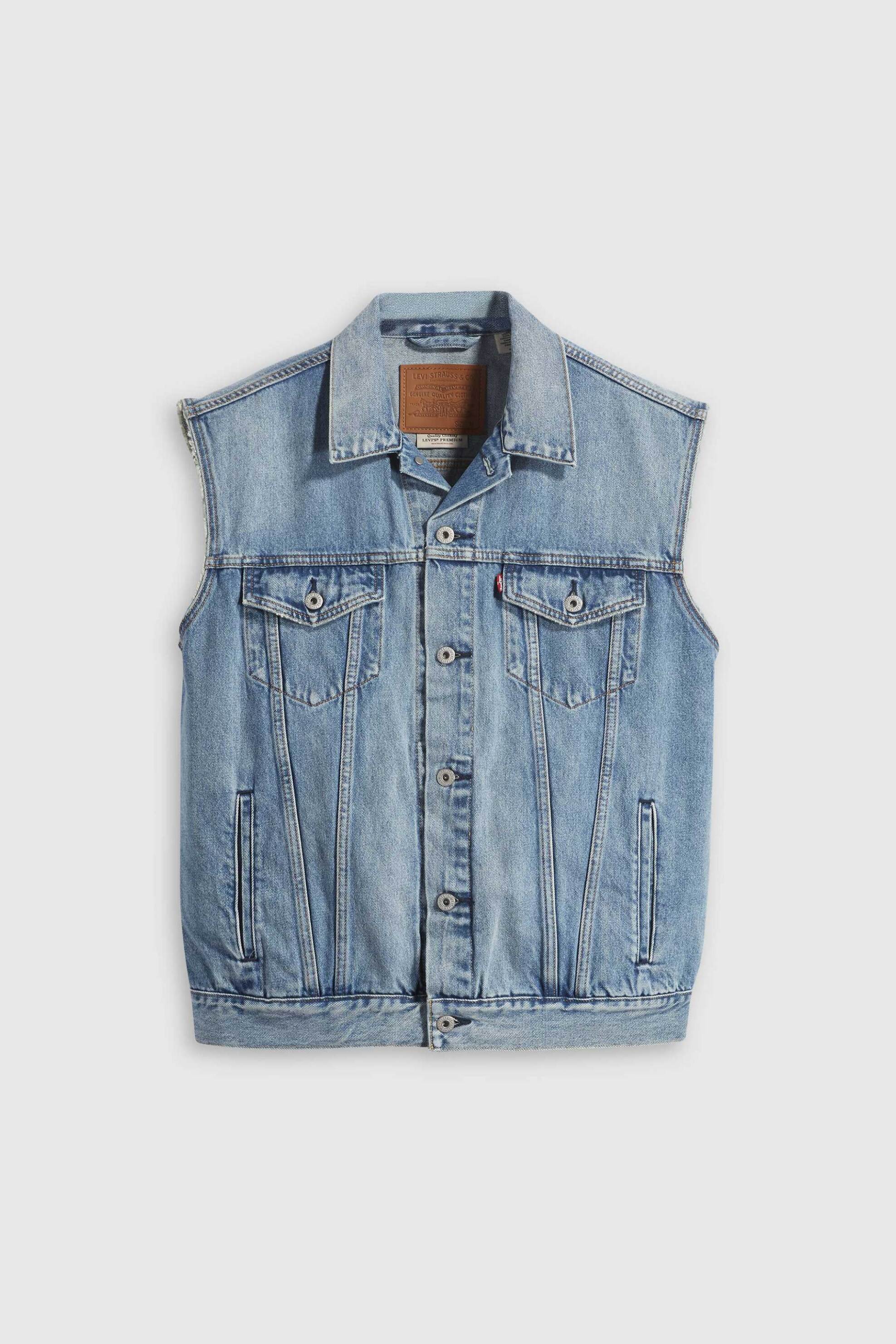 Levi&Apos S Ανδρικό Denim Αμάνικο Jacket Relaxed Fit Trucker - A57890000 Blue Ανοιχτό