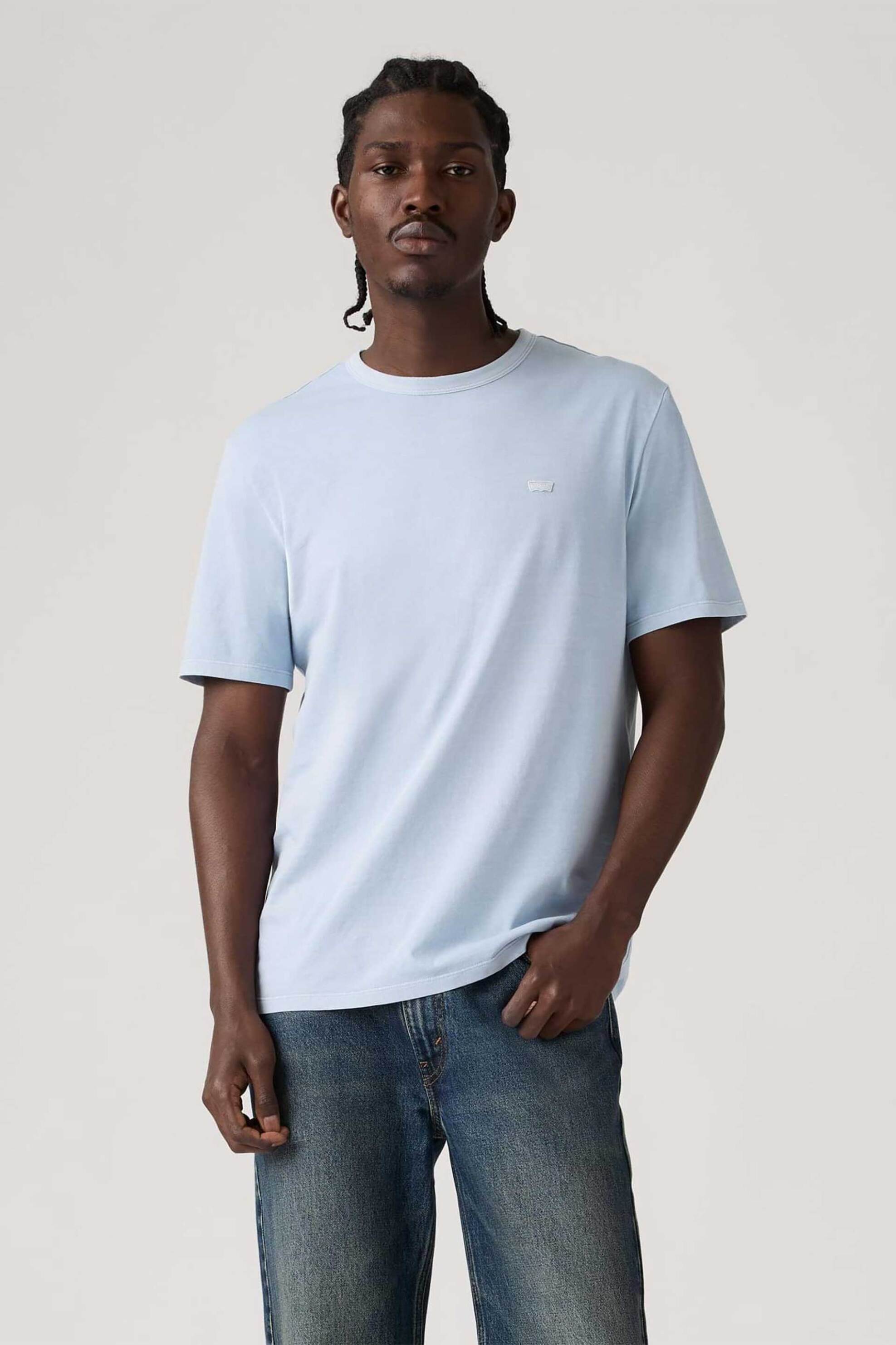 Levi's® ανδρικό T-shirt Standard Fit "Original" - 005GX0004 Μπλε Ανοιχτό