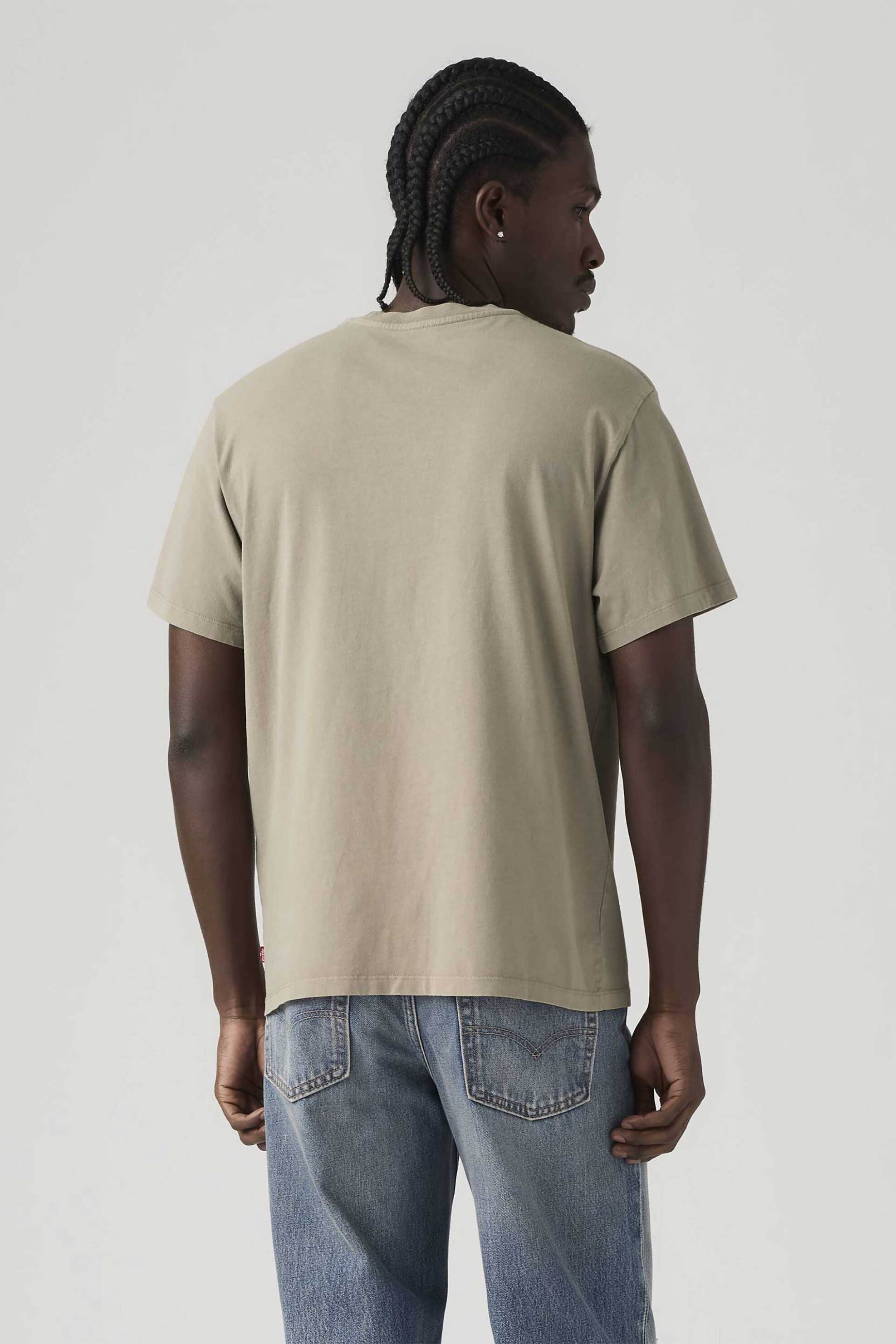 Levi&Apos S Ανδρικό T-Shirt Standard Fit Essential Pocket - 005H00044 Taupe