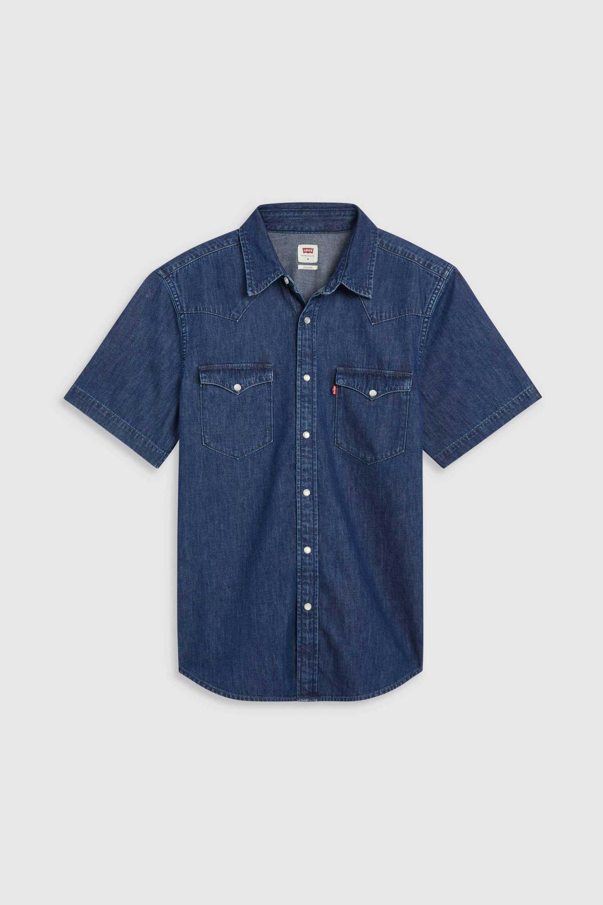 Levi&Apos S Ανδρικό Denim Πουκάμισο Standard Fit Classic Western - 866260012 Blue