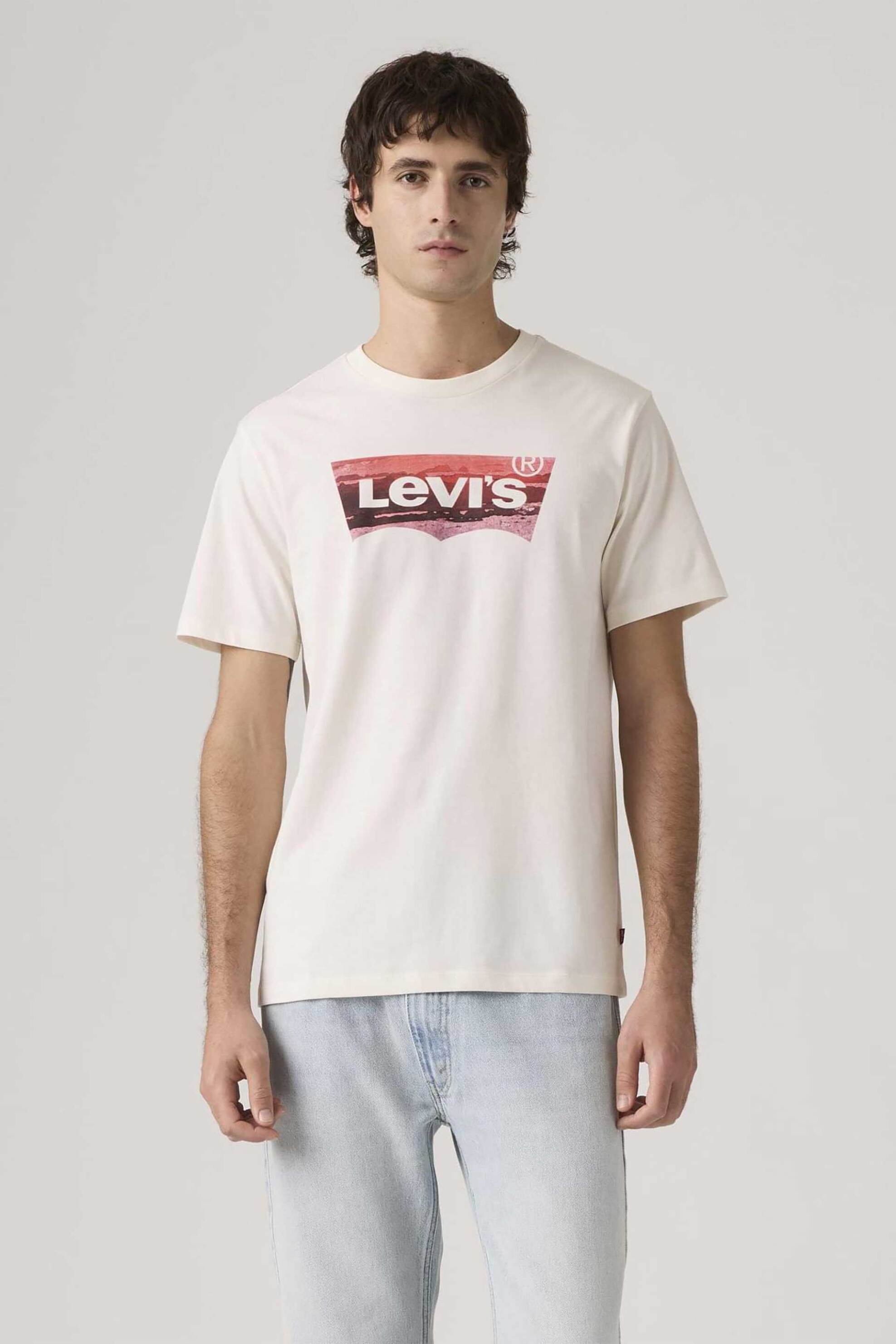 Levi's® ανδρικό T-shirt Standard Fit "Classic Graphic" - 224912104 Λευκό