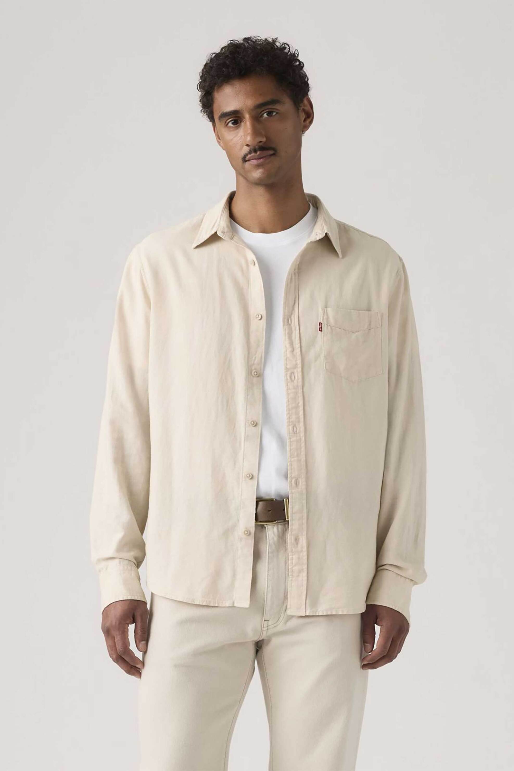 Levi's® ανδρικό πουκάμισο Standard Fit "Sunset" - 857460197 Μπεζ