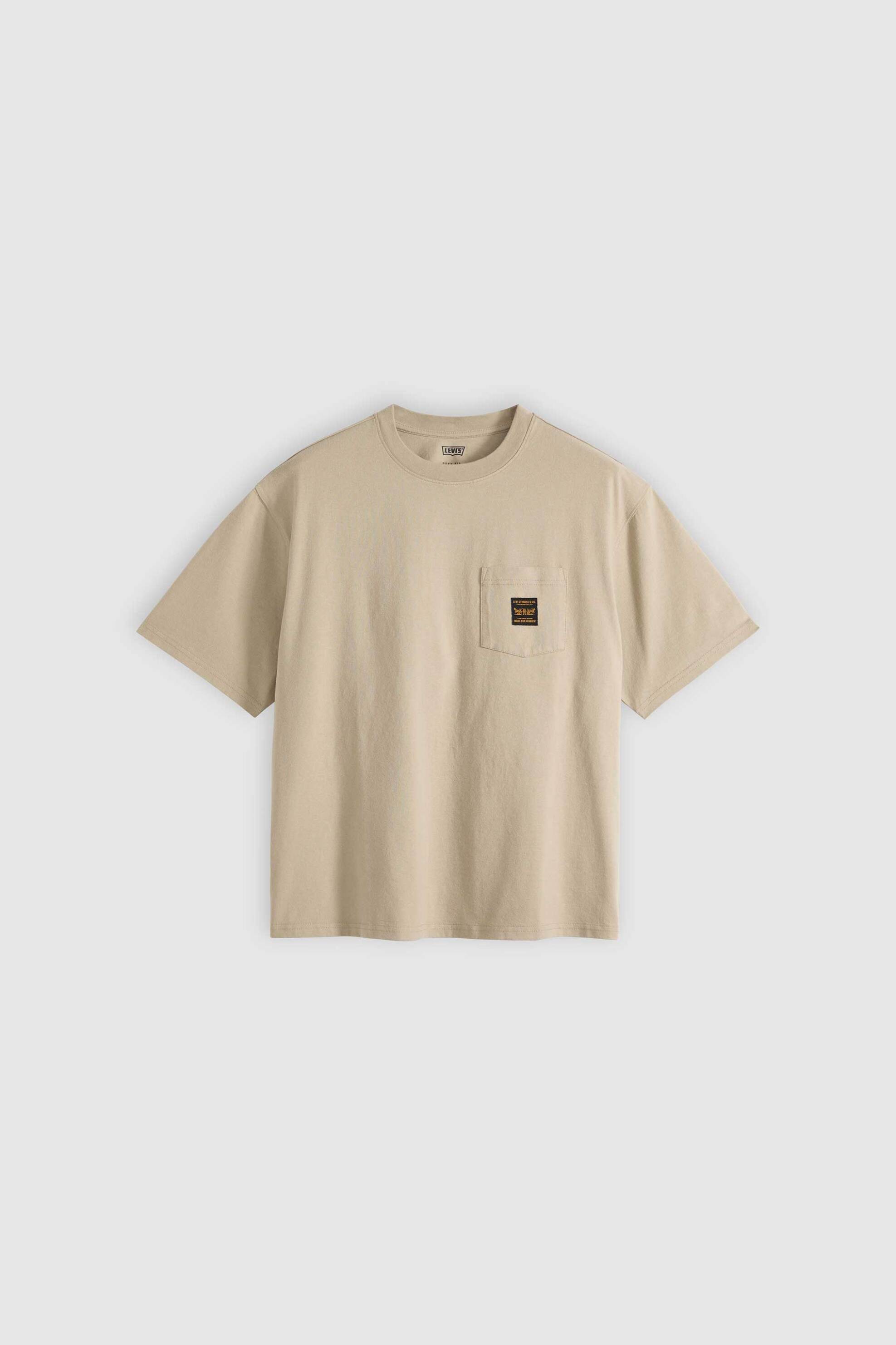 Levi&Apos S Ανδρικό T-Shirt Loose Fit Workwear Pocket - 008Ab0001 Μπεζ