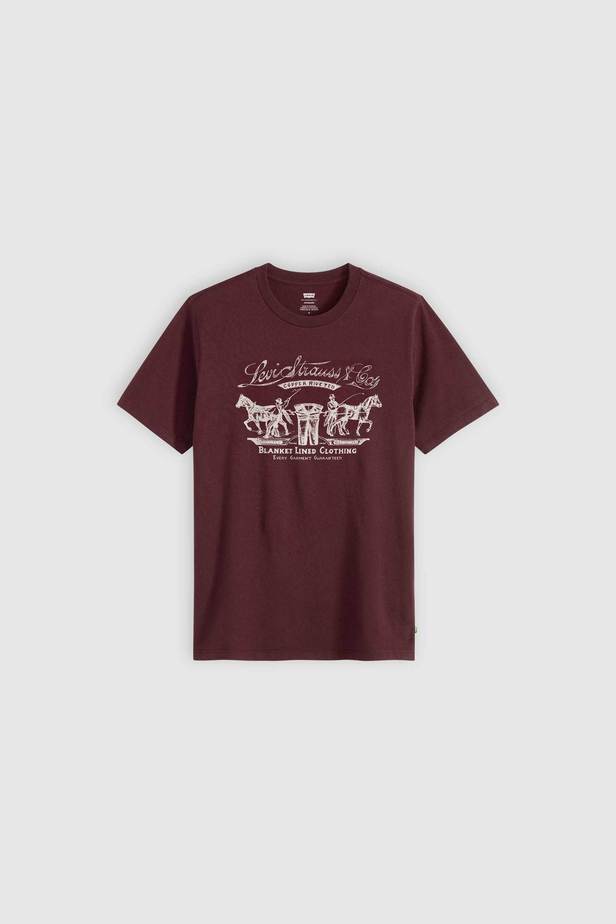 Levi&Apos S Ανδρικό T-Shirt με Print Standard Fit Classic Graphic - A28230356 Μπορντό