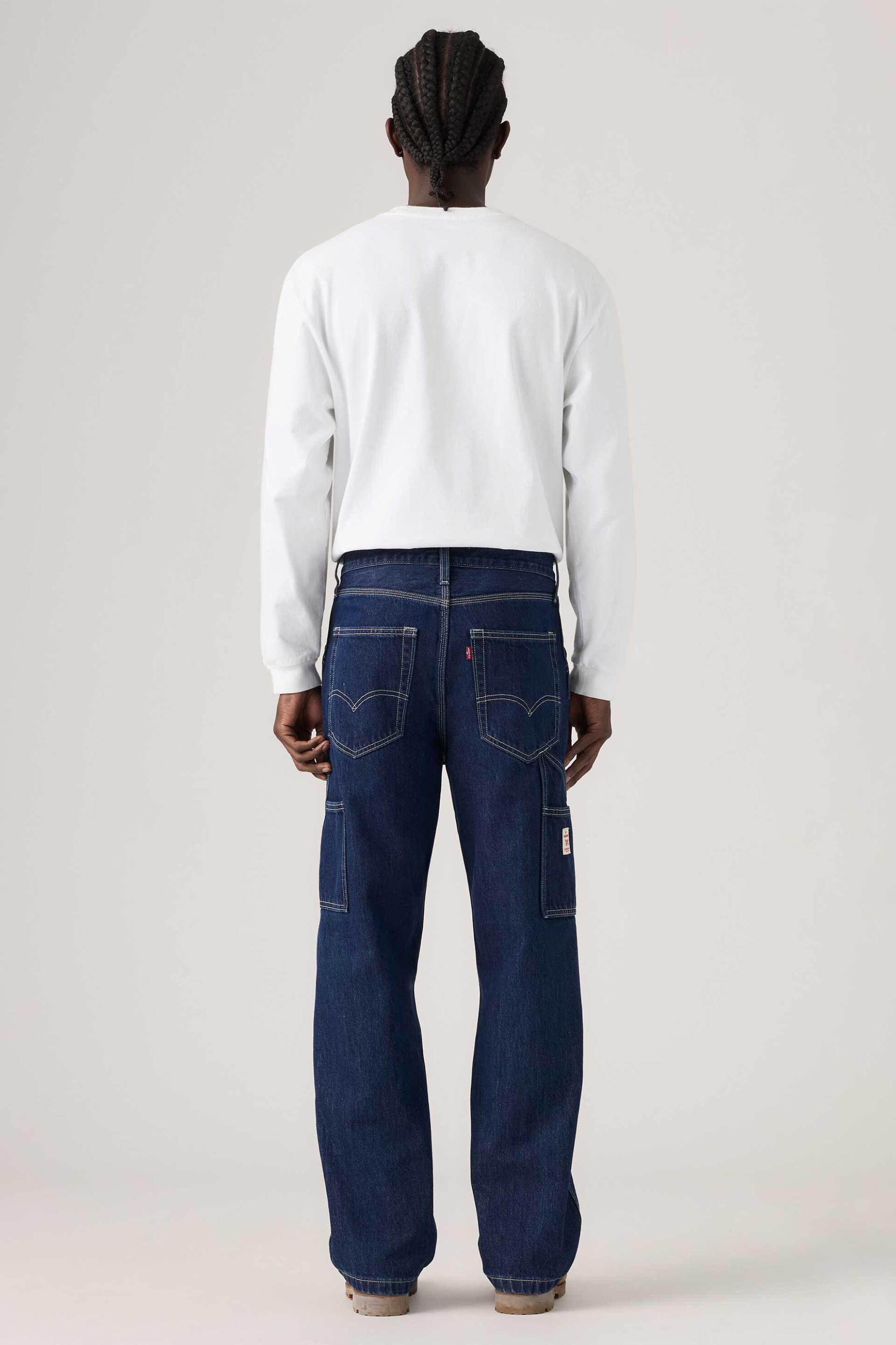 Levi&Apos S Ανδρικό Τζιν Παντελόνι Πεντάτσεπο Loose Straight Fit 568 Carpenter&Apos - 558490080 Denim Blue Σκούρο