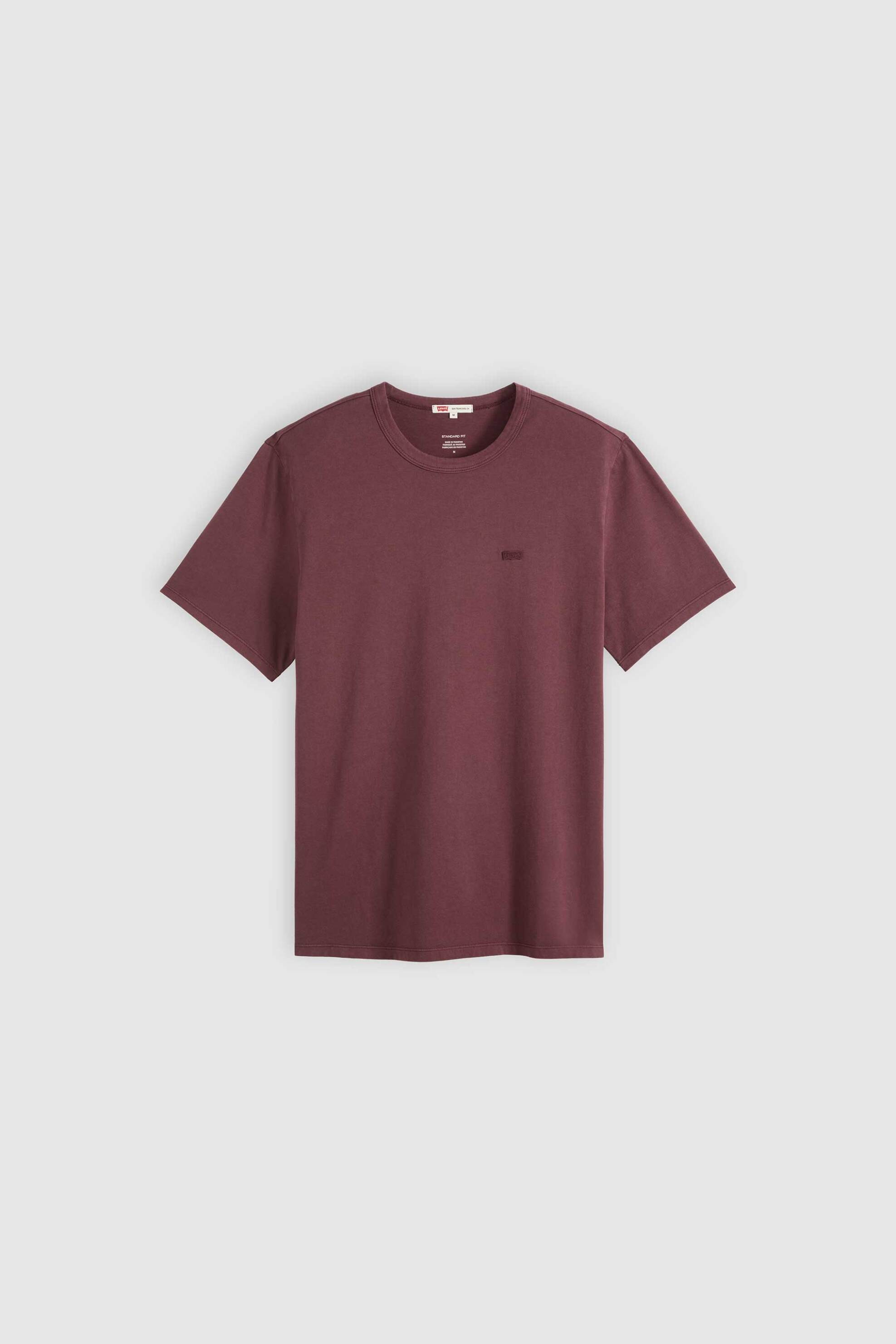 Levi&Apos S Ανδρικό T-Shirt με Λογότυπο Standard Fit Original - 005Gx0025 Βυσσινί