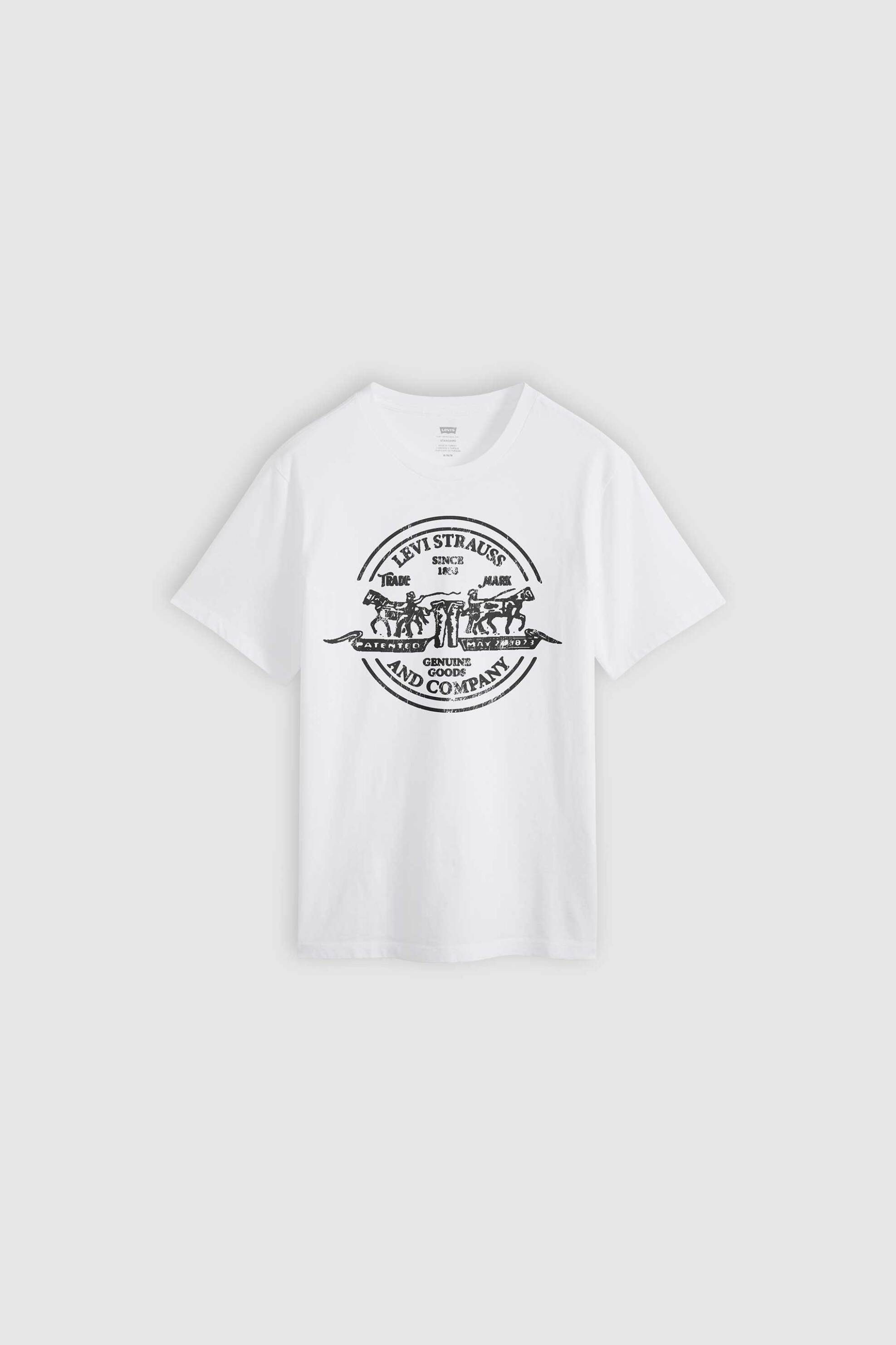 Levi&Apos S Ανδρικό T-Shirt με Print Standard Fit Classic Graphic - A28230358 Λευκό