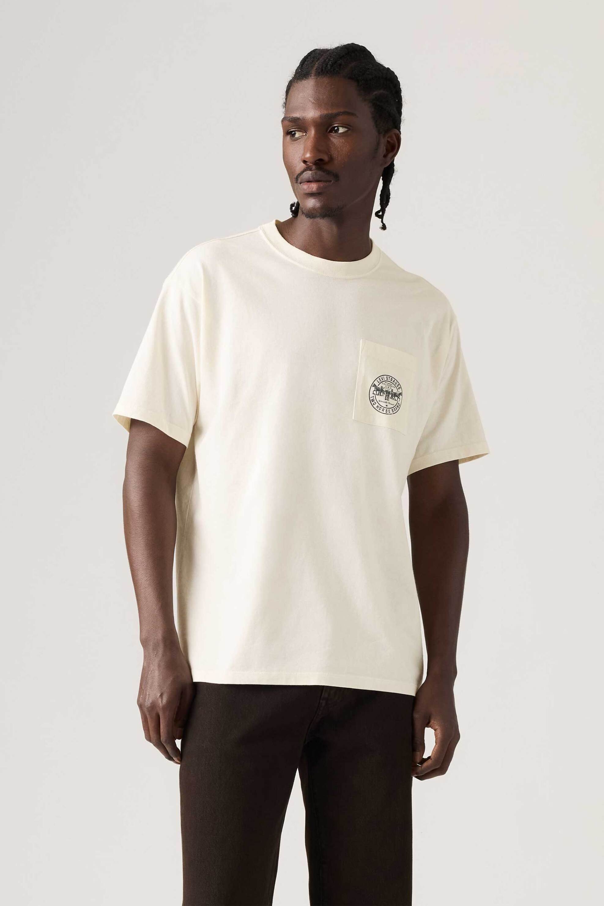Levi's® ανδρικό T-shirt Loose Fit "Graphic Vintage" - 005HV0002 Λευκό