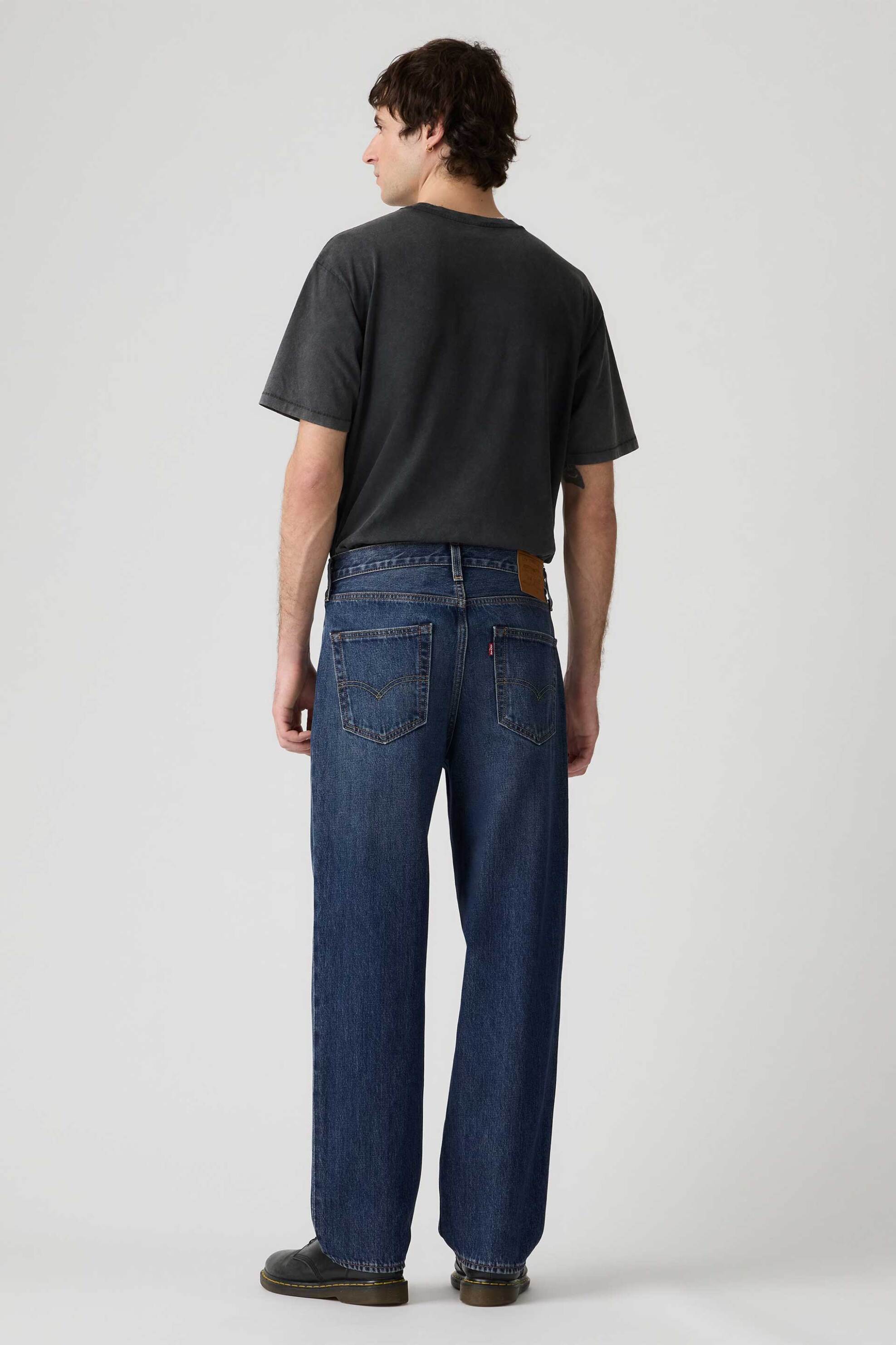 Levi&Apos S Ανδρικό Τζιν Παντελόνι Πεντάτσεπο Loose Straight Fit 568 - 290370158 Denim Blue Σκούρο