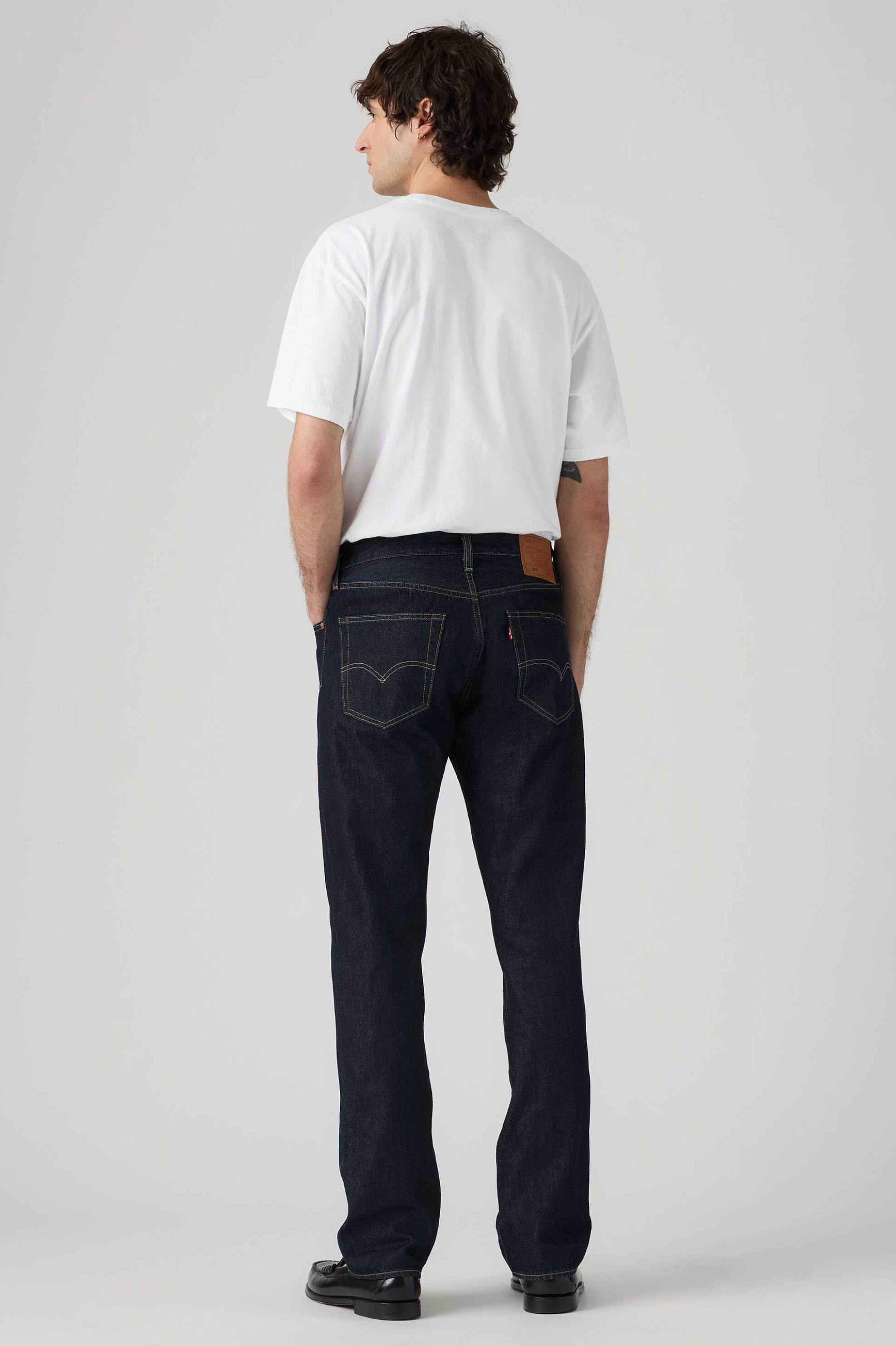 Levi&Apos S Ανδρικό Τζιν Παντελόνι Πεντάτσεπο Regular Straight Fit 501 Original - 005013904 Denim Blue Σκούρο