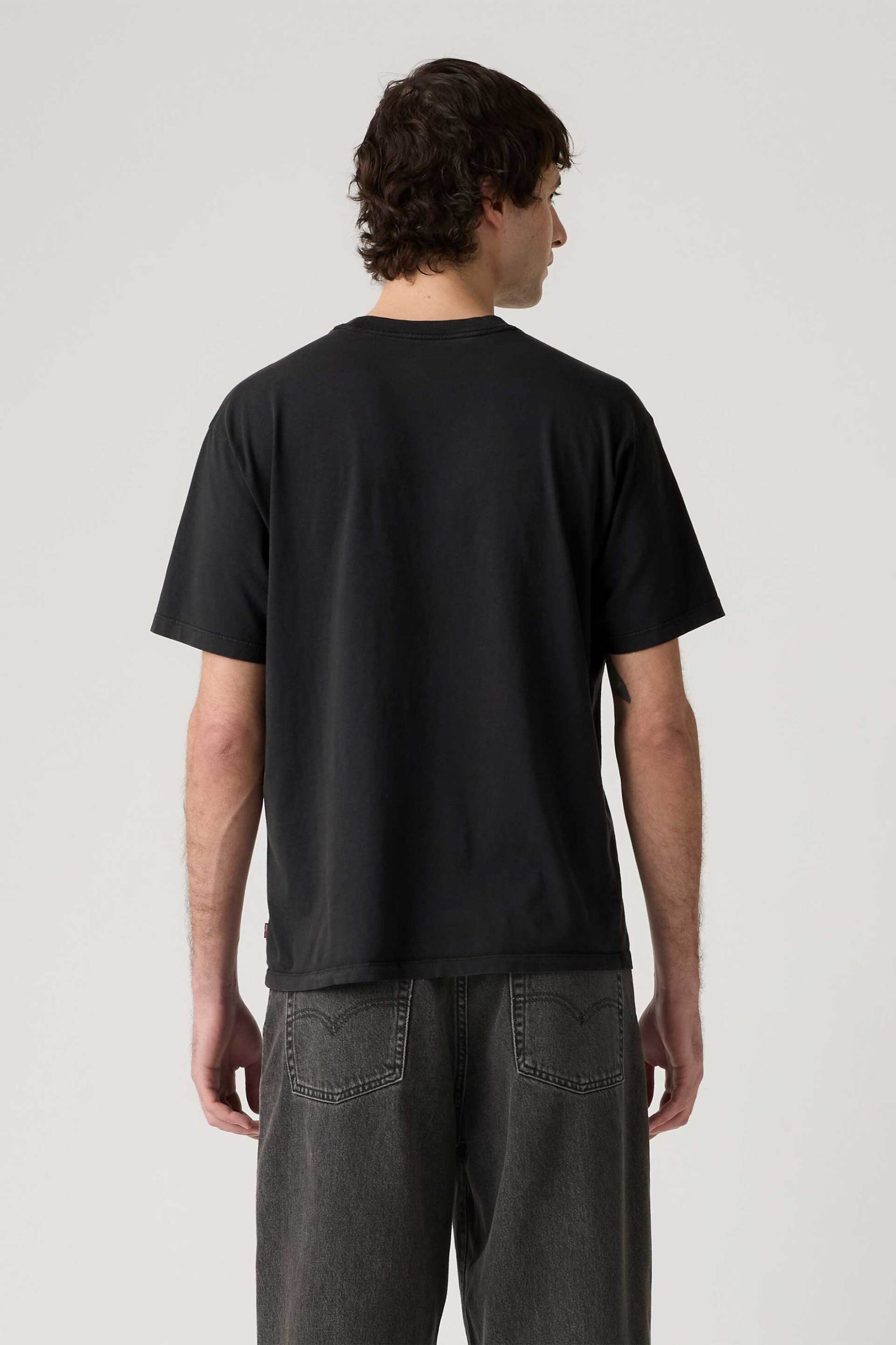 Levi&Apos S Ανδρικό T-Shirt με Λογότυπο Relaxed Fit Graphic - 873730445 Μαύρο
