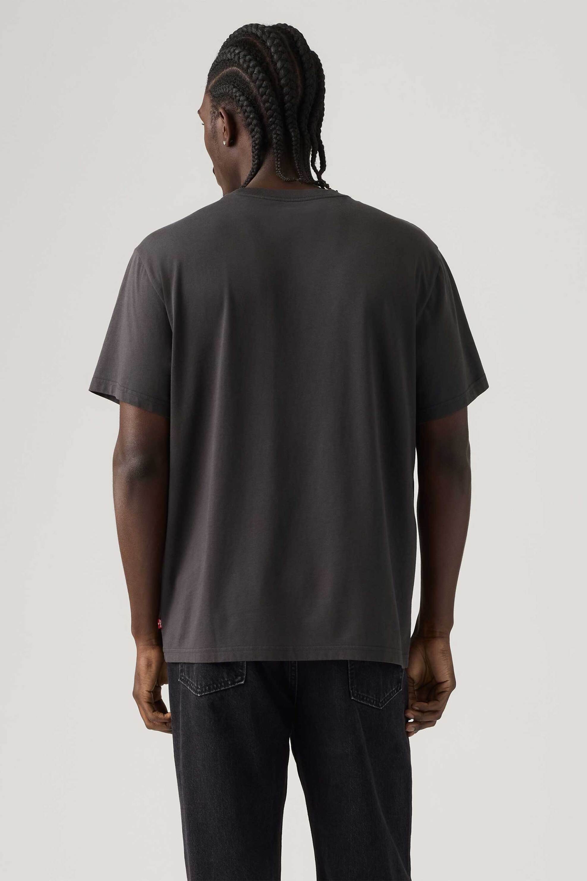 Levi&Apos S Ανδρικό T-Shirt με Ανάγλυφο Λογότυπο Relaxed Fit - 161432623 Ανθρακί
