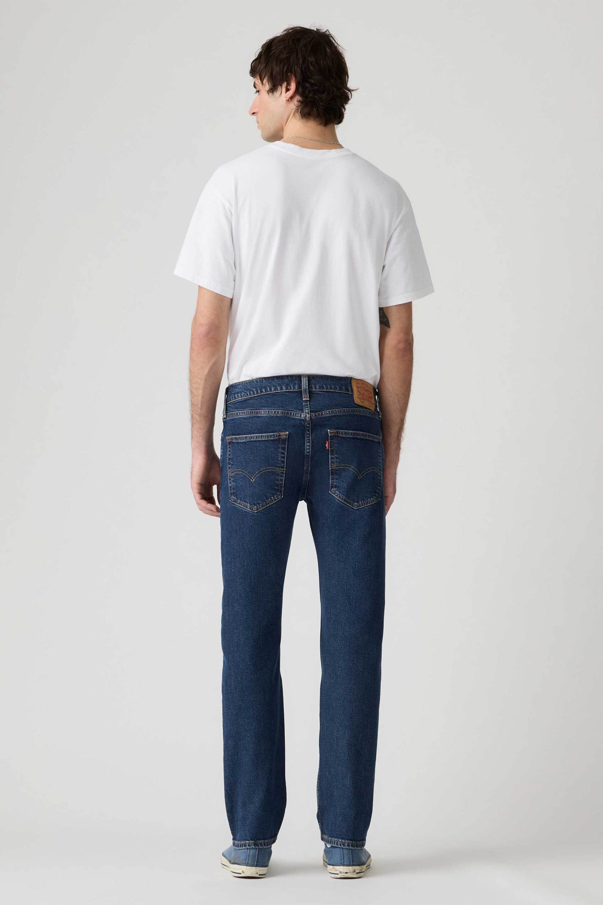 Levi&Apos S Ανδρικό Τζιν Παντελόνι Πεντάτσεπο Regular Tapered Fit 502 - 295071891 Denim Blue Σκούρο