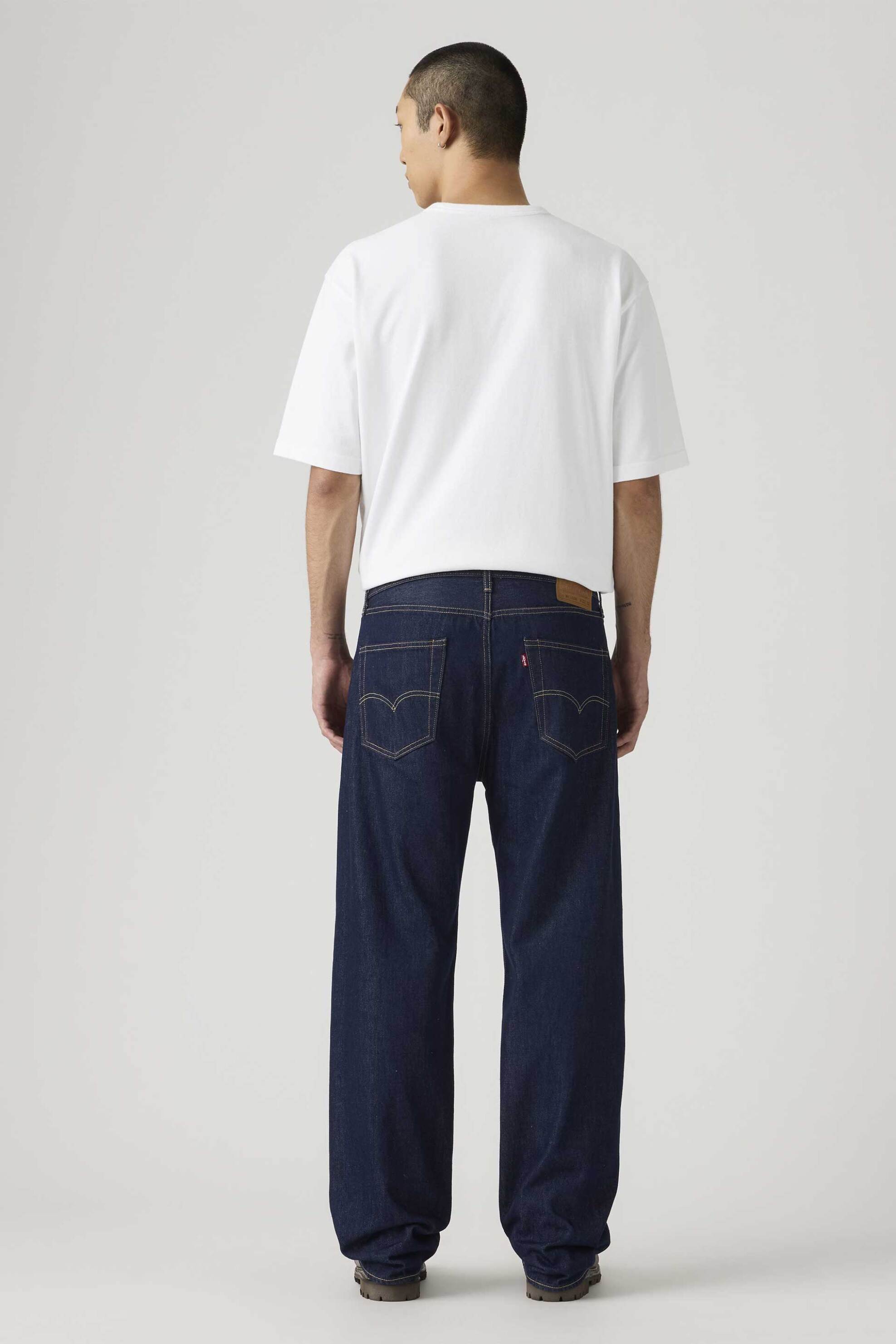 Levi&Apos S Ανδρικό Τζιν Παντελόνι Πεντάτσεπο Loose Straight Fit 501 - 0057U0006 Denim Blue Σκούρο
