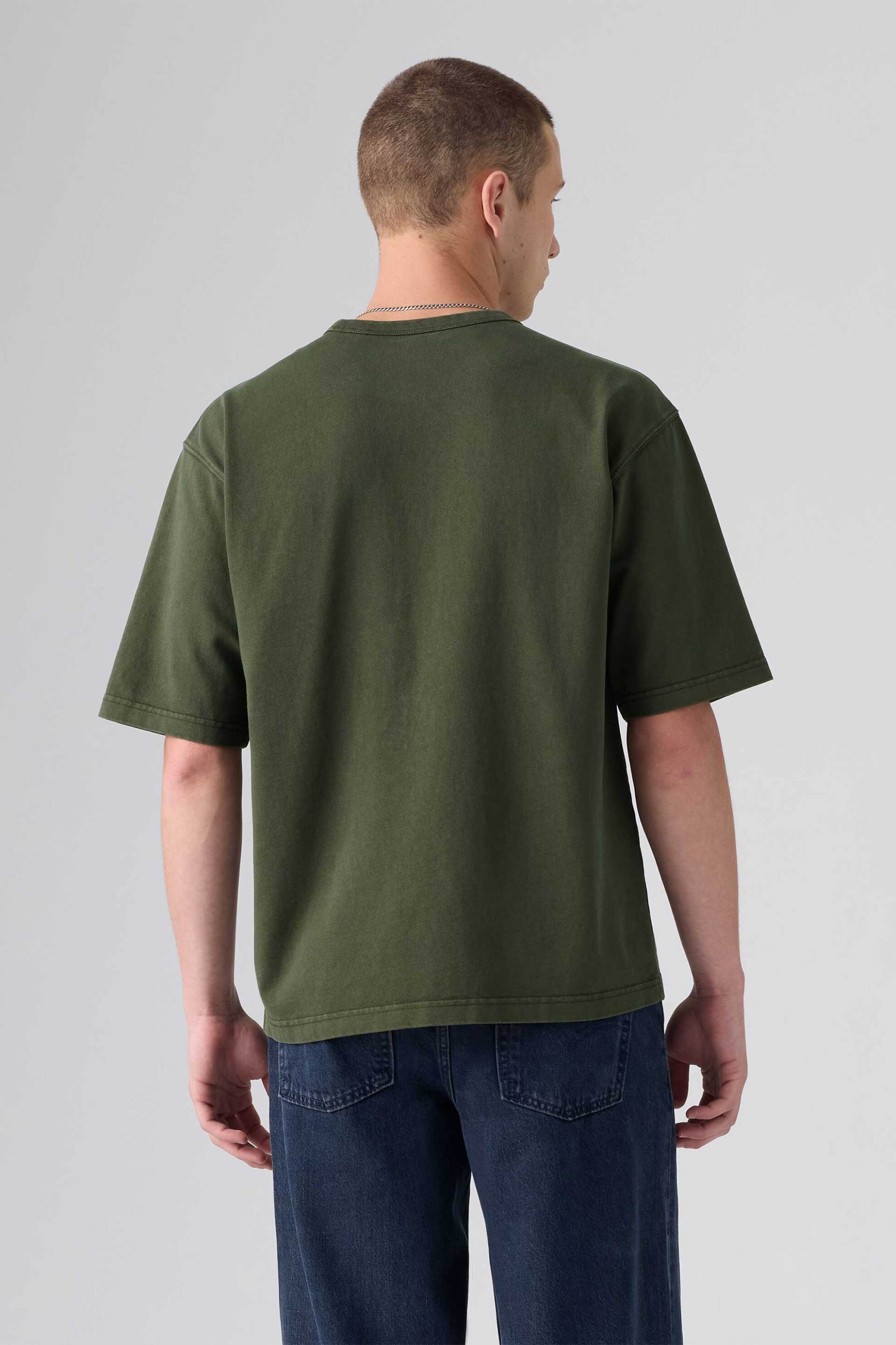 Levi&Apos S Ανδρικό T-Shirt Loose Fit Heavyweight - 005Gy0007 Χακί
