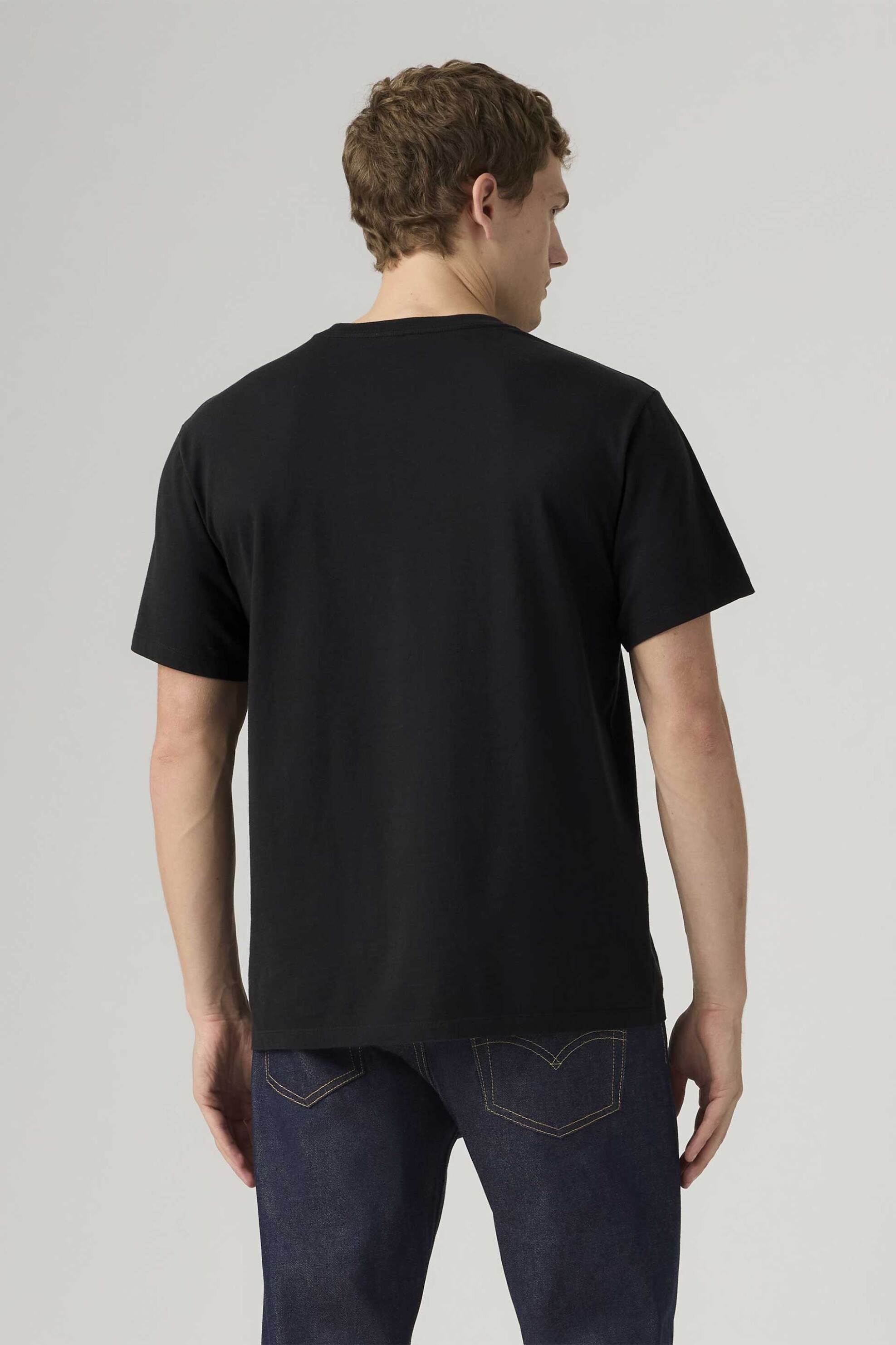 Levi&Apos S Ανδρικό T-Shirt Μονόχρωμο Relaxed Fit Essential - 005Gz0000 Μαύρο