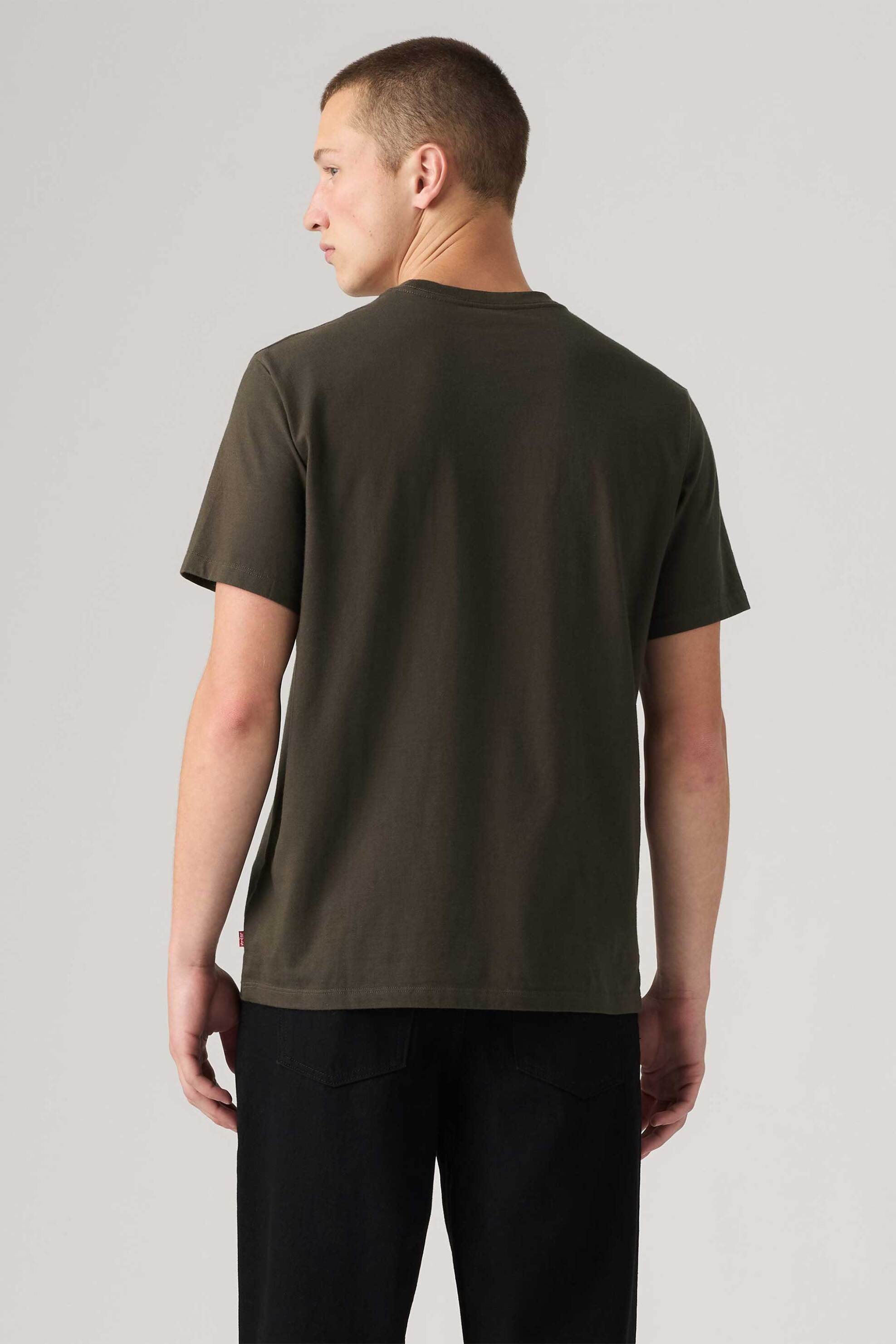 Levi&Apos S Ανδρικό T-Shirt Μονόχρωμο Relaxed Fit Essential - 005Gz0027 Καφέ