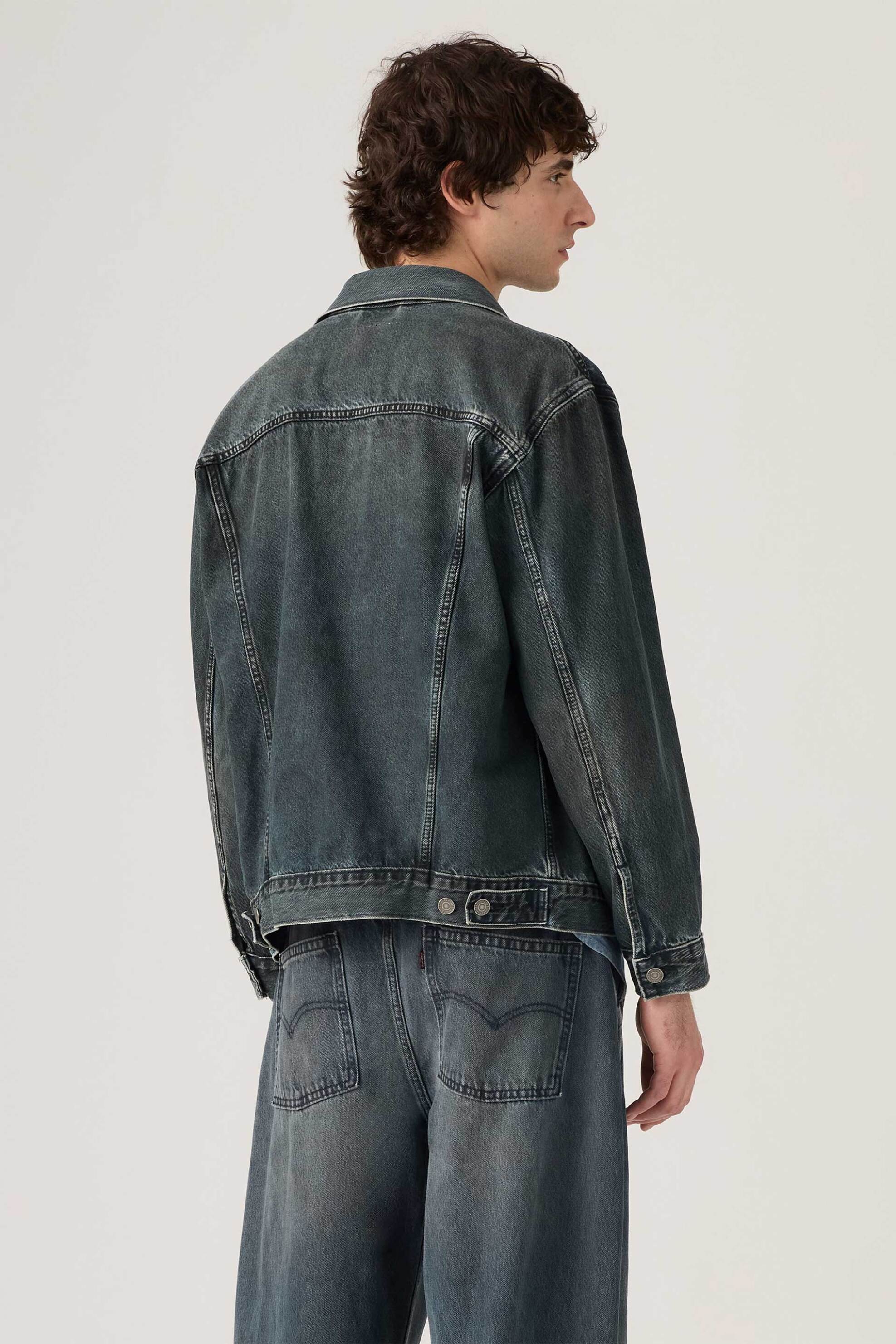 Levi&Apos S Ανδρικό Denim Jacket Relaxed Fit Trucker - A57820132 Ανθρακί
