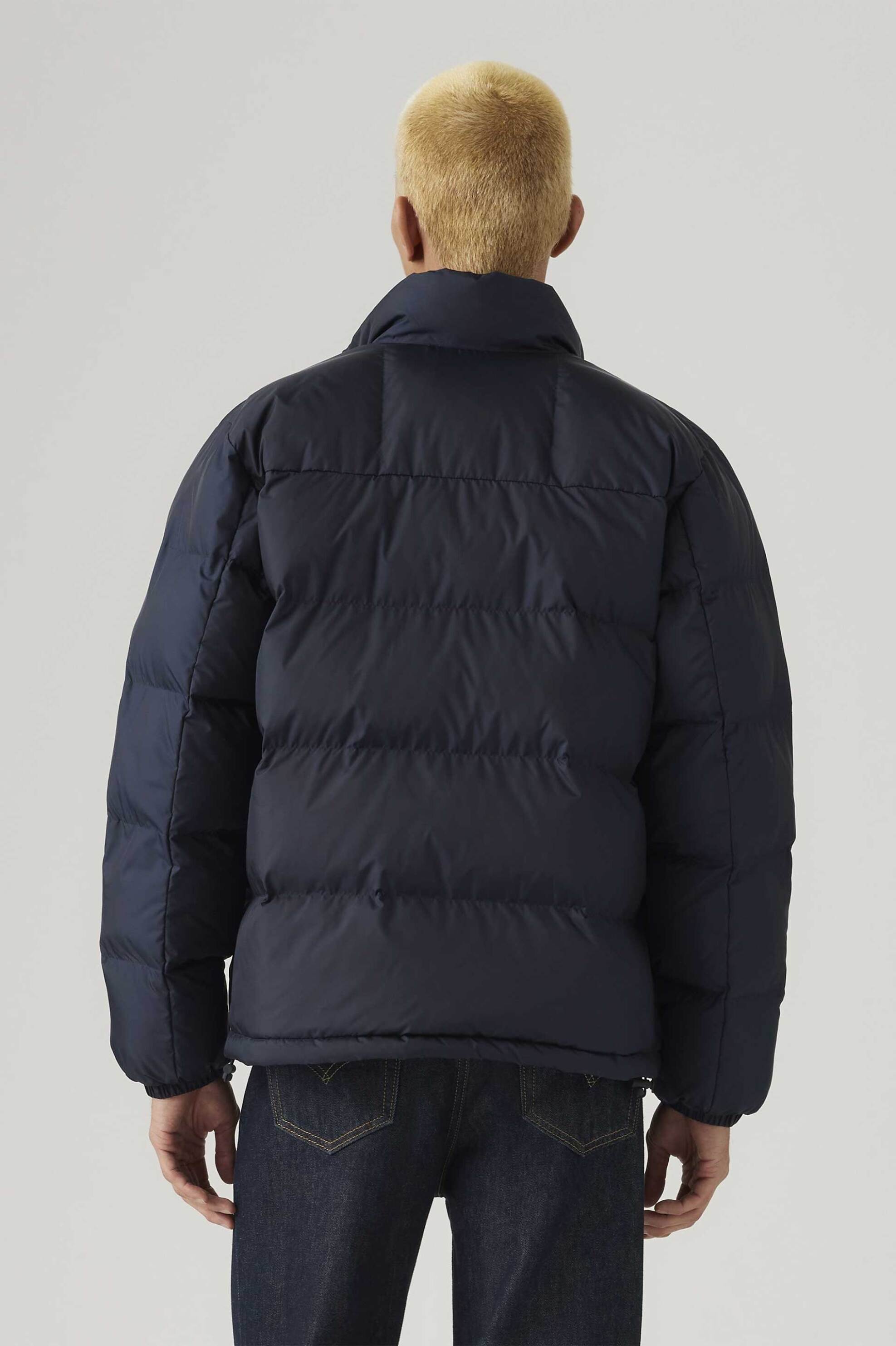 Levi&Apos S Ανδρικό Μπουφάν Puffer με Λογότυπο Standard Fit Piedmont - A85680008 Μπλε Σκούρο
