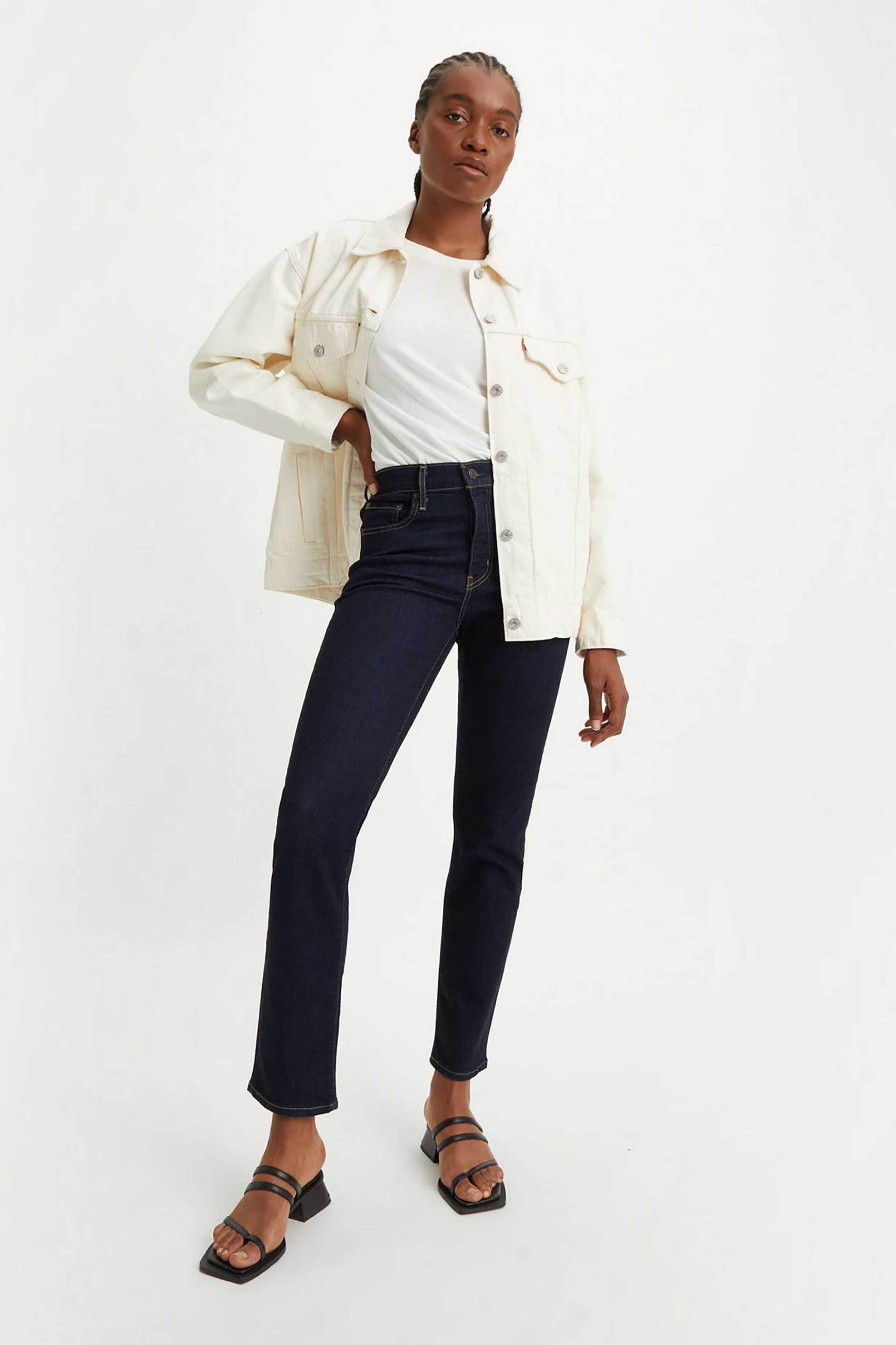 LEVI'S Levi's® γυναικείο τζιν παντελόνι 724™ High Rise Straight - 188830227 Denim Blue Σκούρο