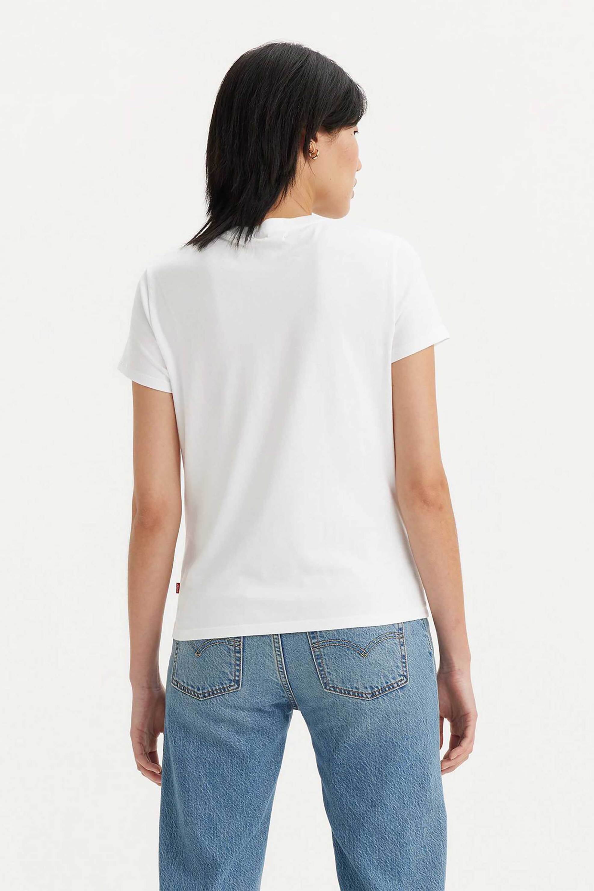 Levi&Apos S Γυναικείο T-Shirt Μονόχρωμο Perfect Tee - 173690053 Λευκό