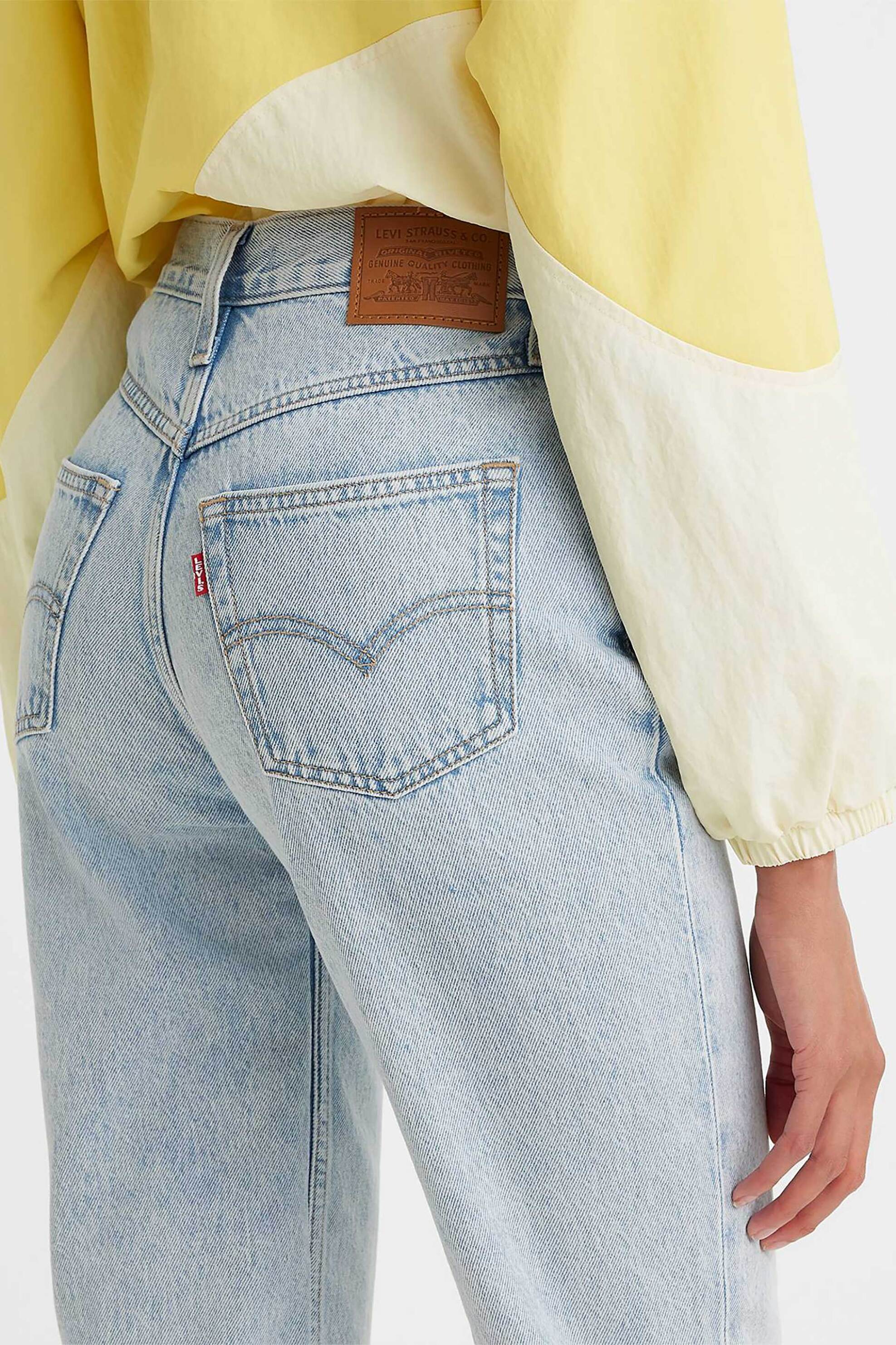 LEVI'S Levi's® γυναικείο τζην παντελόνι "80's Mom" - A35060014 Denim Blue Ανοιχτό - 4