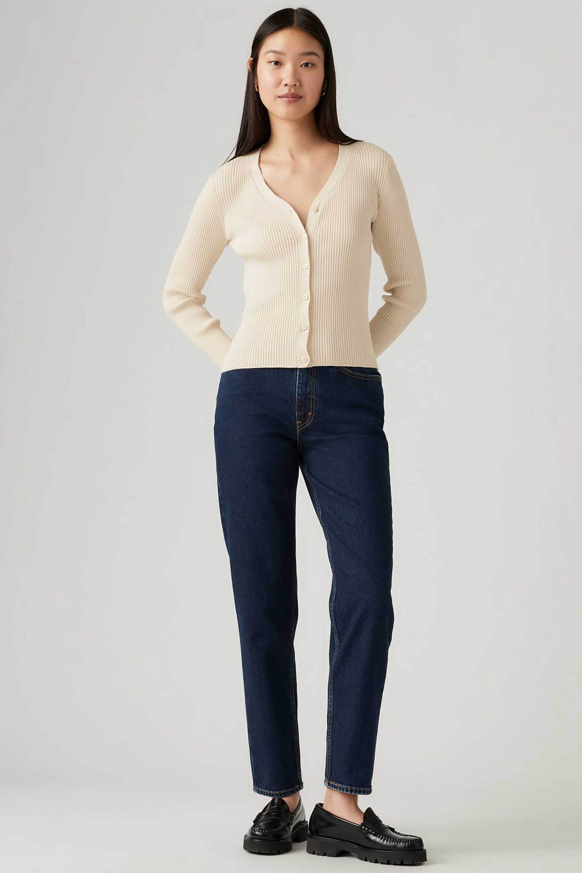 Levi's® γυναικείο τζιν παντελόνι ψηλόμεσο πεντάτσεπο Mom Fit "80's"