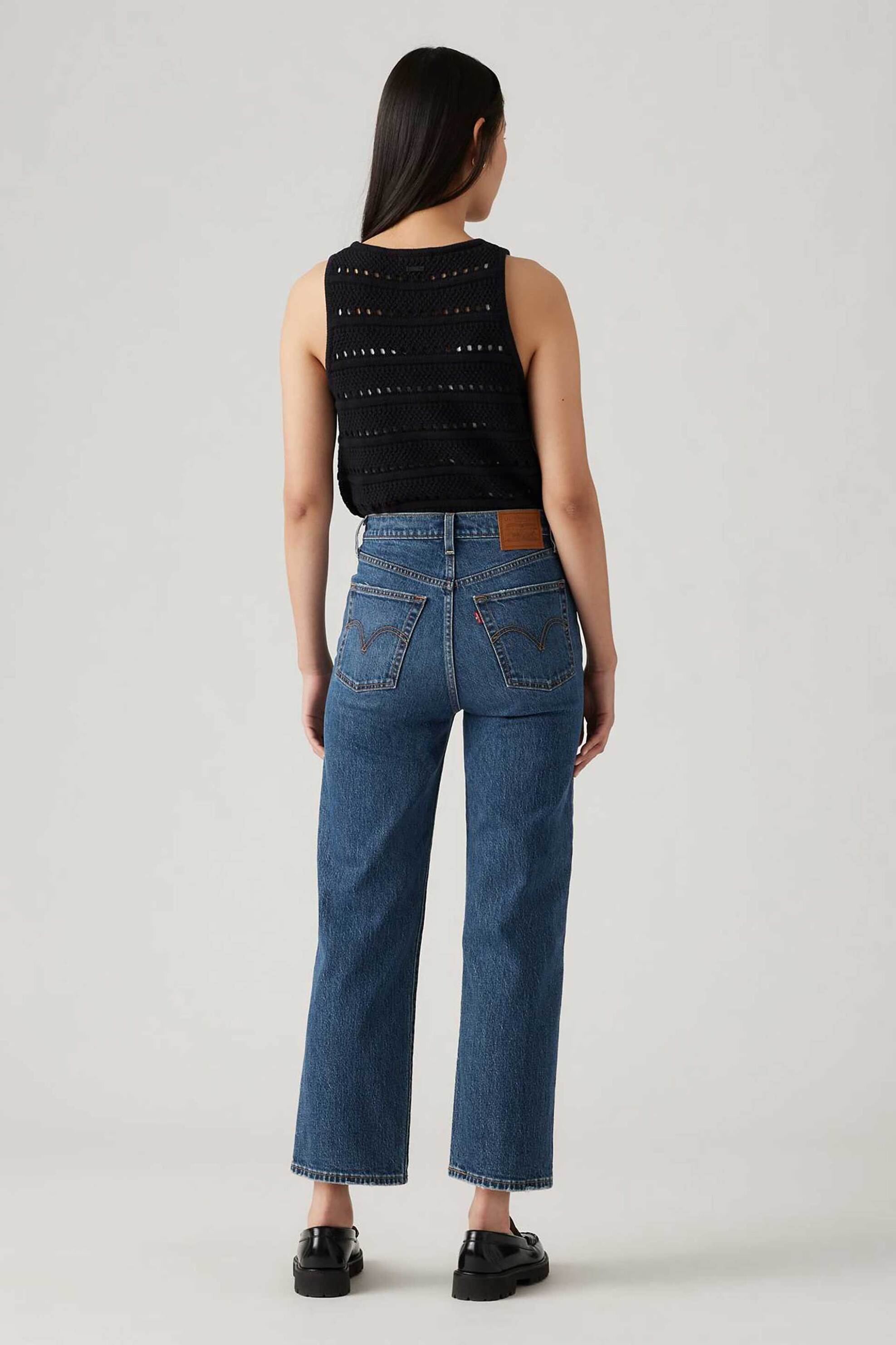 Levi&Apos S Γυναικείο Τζιν Παντελόνι Πεντάτσεπο Straight Fit - 726930218 Denim Blue Ανοιχτό