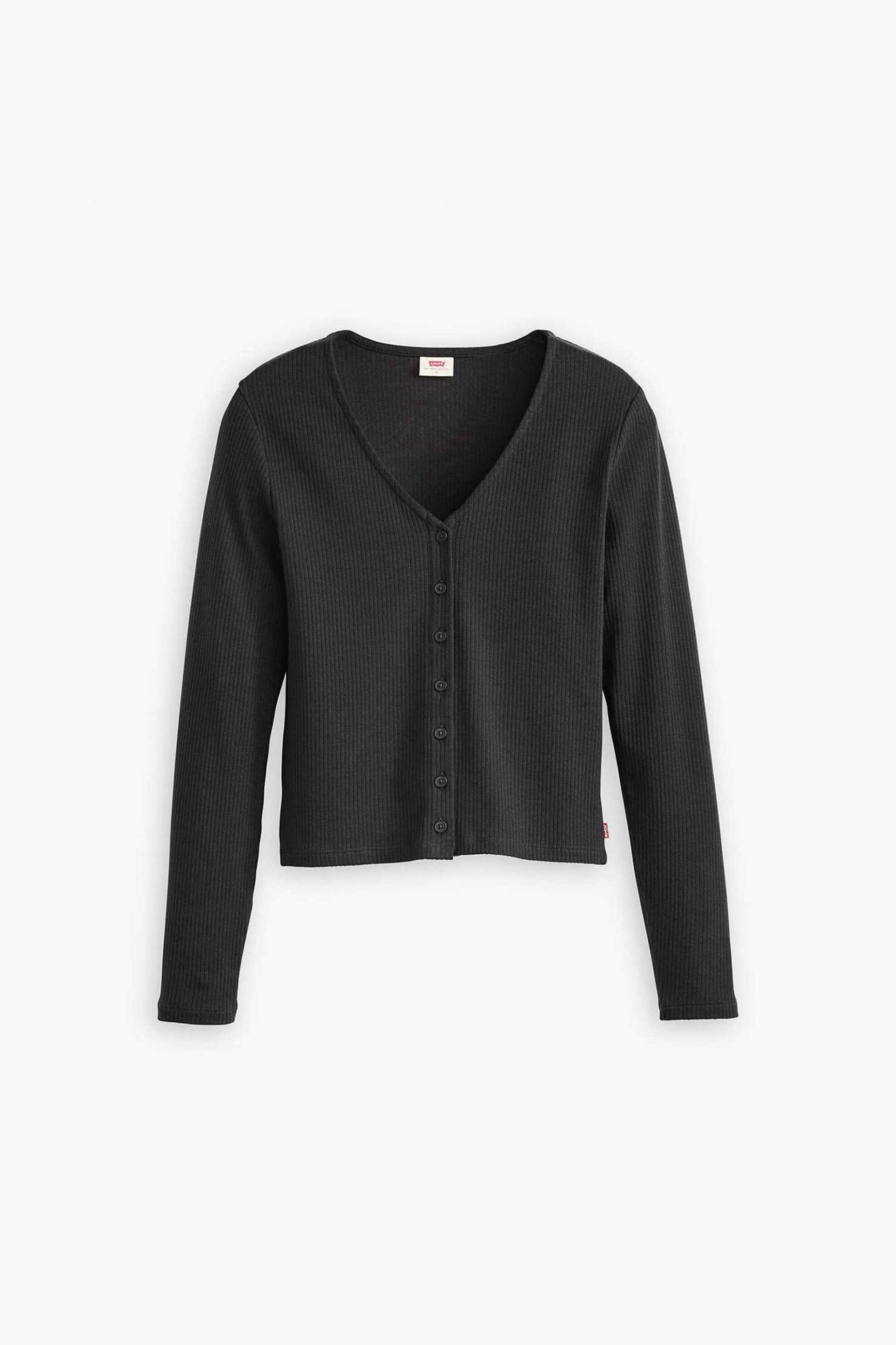 Levi's® γυναικεία ζακέτα μονόχρωμη Slim Fit "Muse" - A87830001 Μαύρο φωτογραφία