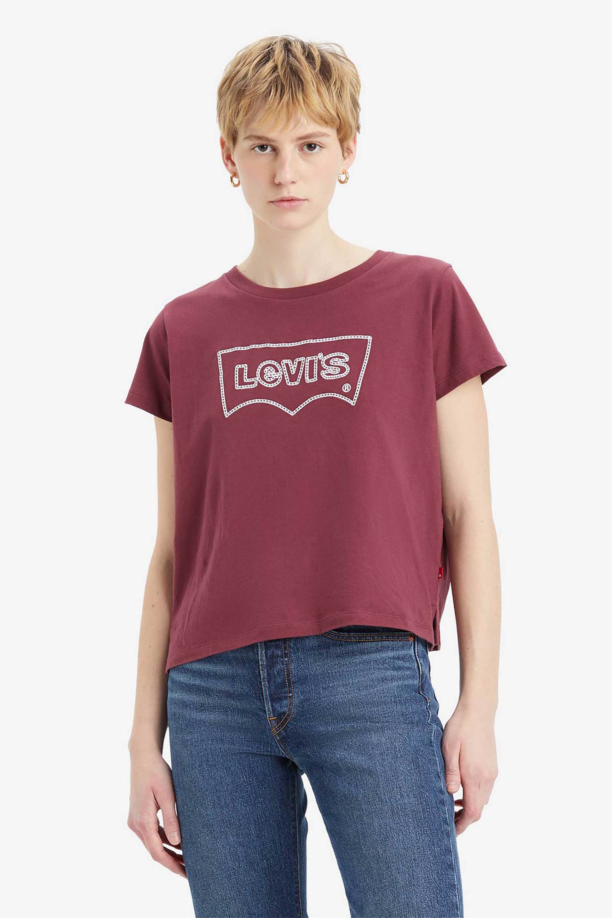 Levi's® γυναικείο T-shirt με λογότυπο Relaxed Fit " Graphic Boxy"