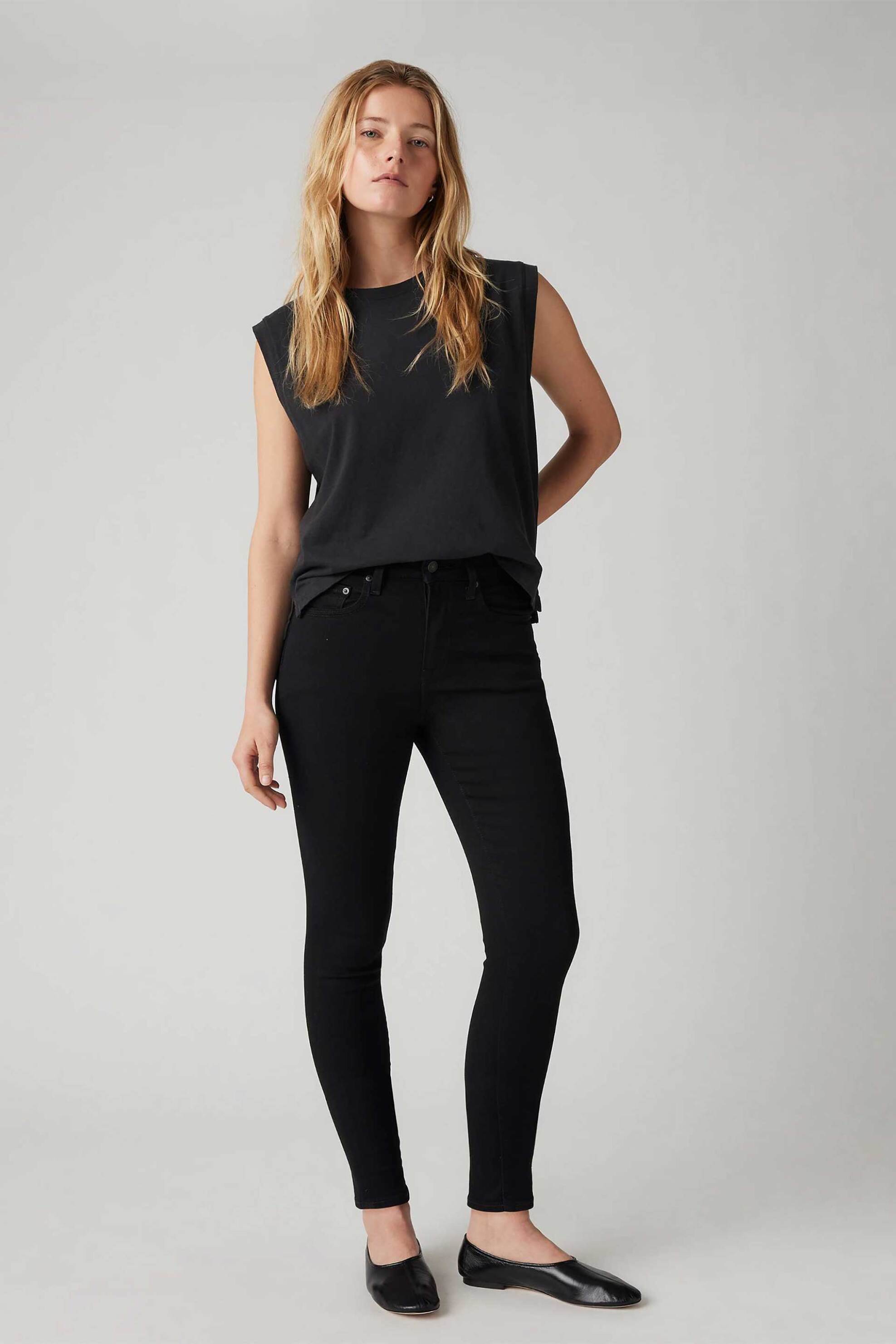 LEVI'S Levi's® γυναικείο ψηλόμεσο τζιν παντελόνι Skinny Fit "721" - 188820762 Μαύρο