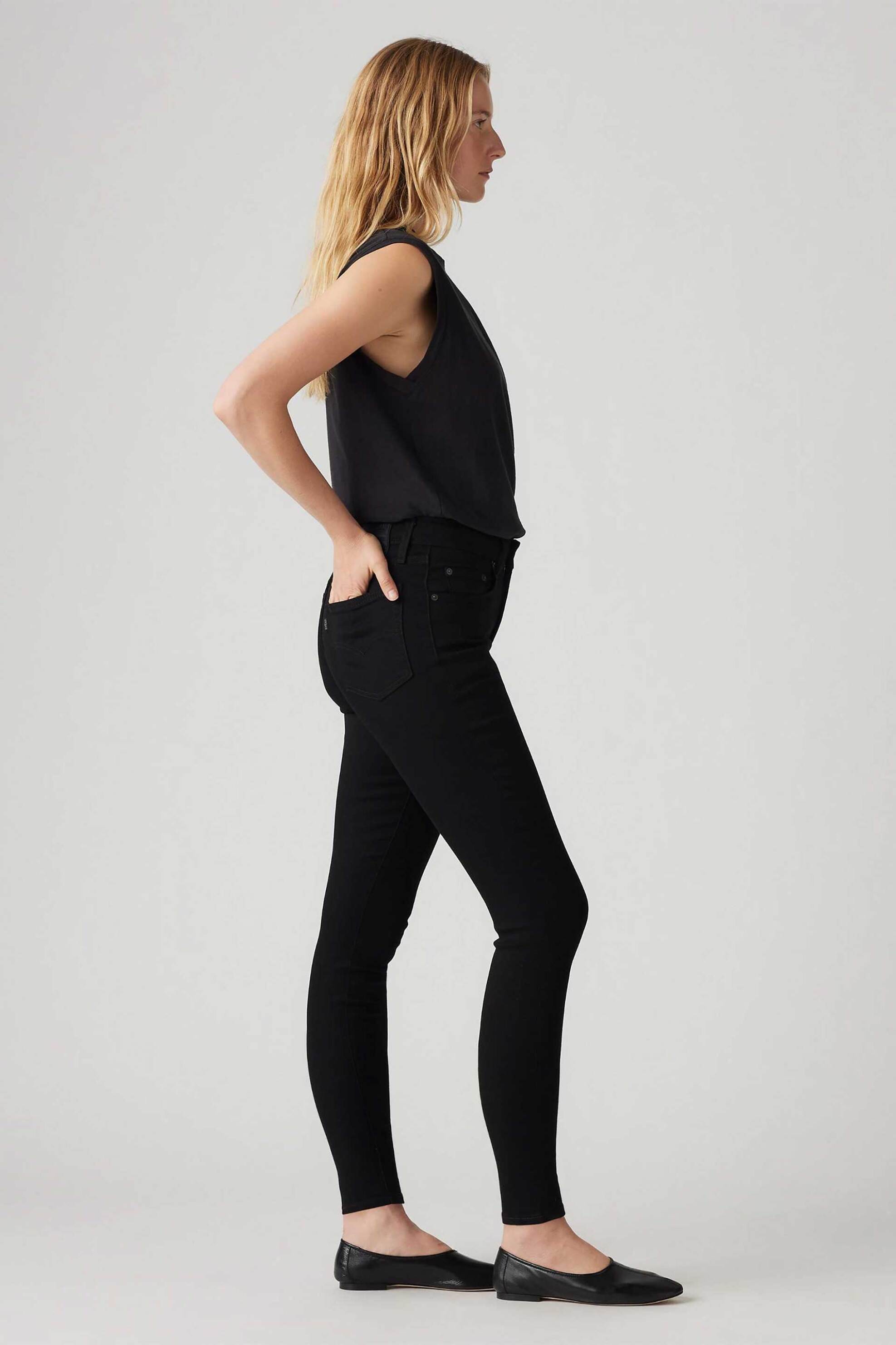 Levi's® γυναικείο ψηλόμεσο τζιν παντελόνι Skinny Fit "721" - 188820762 Μαύρο φωτογραφία