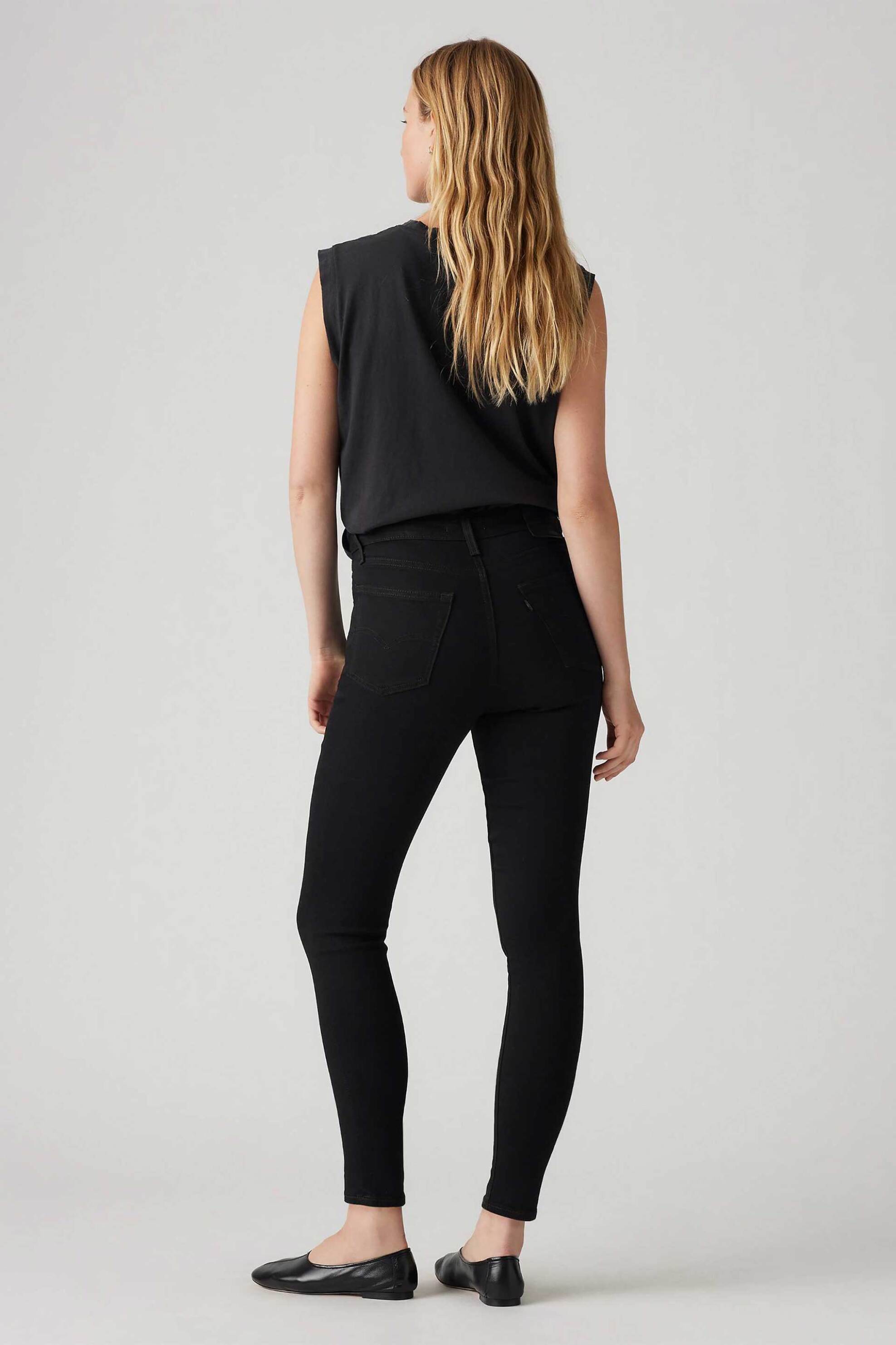 LEVI'S Levi's® γυναικείο ψηλόμεσο τζιν παντελόνι Skinny Fit "721" - 188820762 Μαύρο - 3