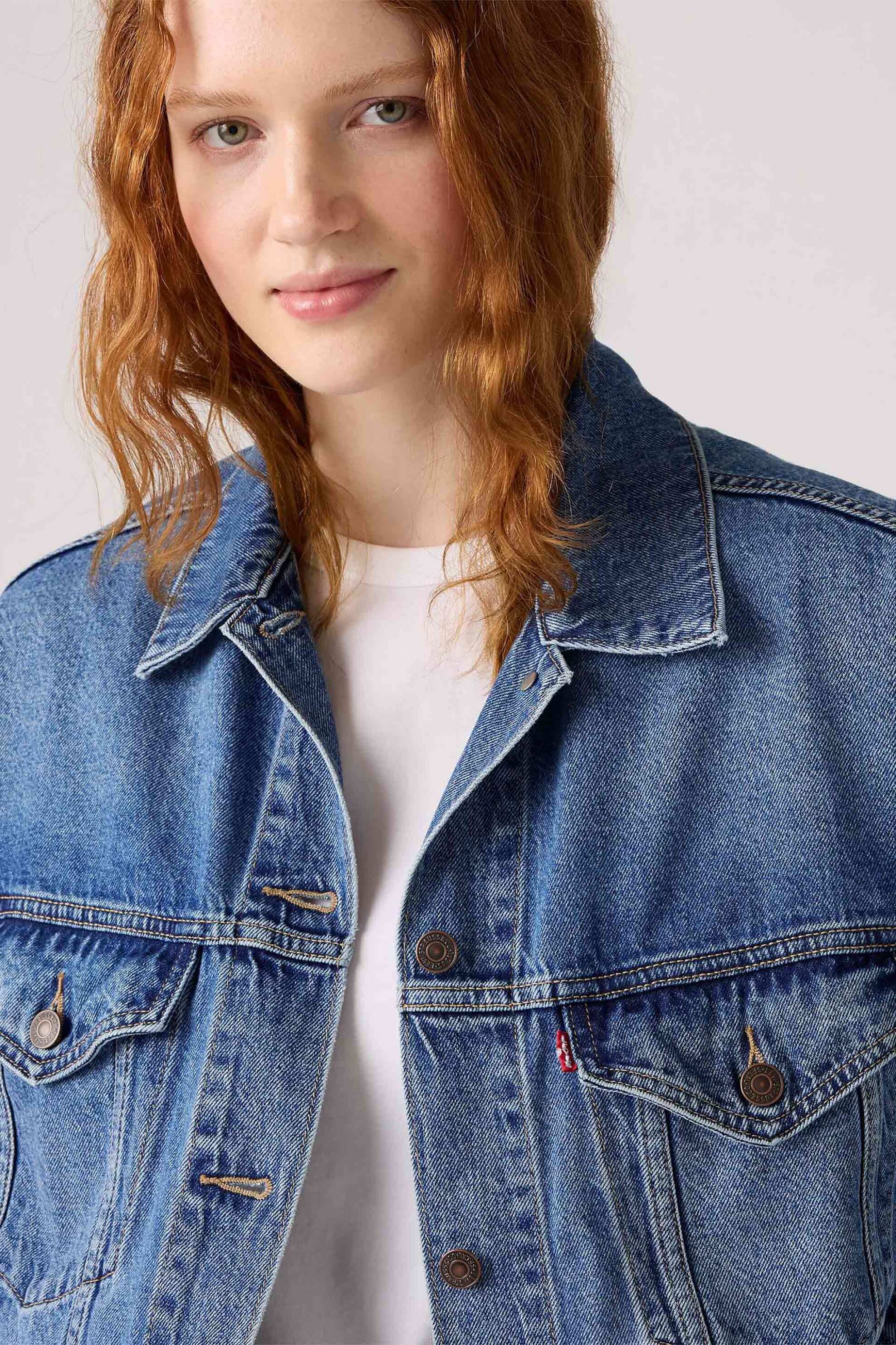Levi's® γυναικείο denim jacket Loose Fit "Trucker" - A34720003 Denim Blue φωτογραφία