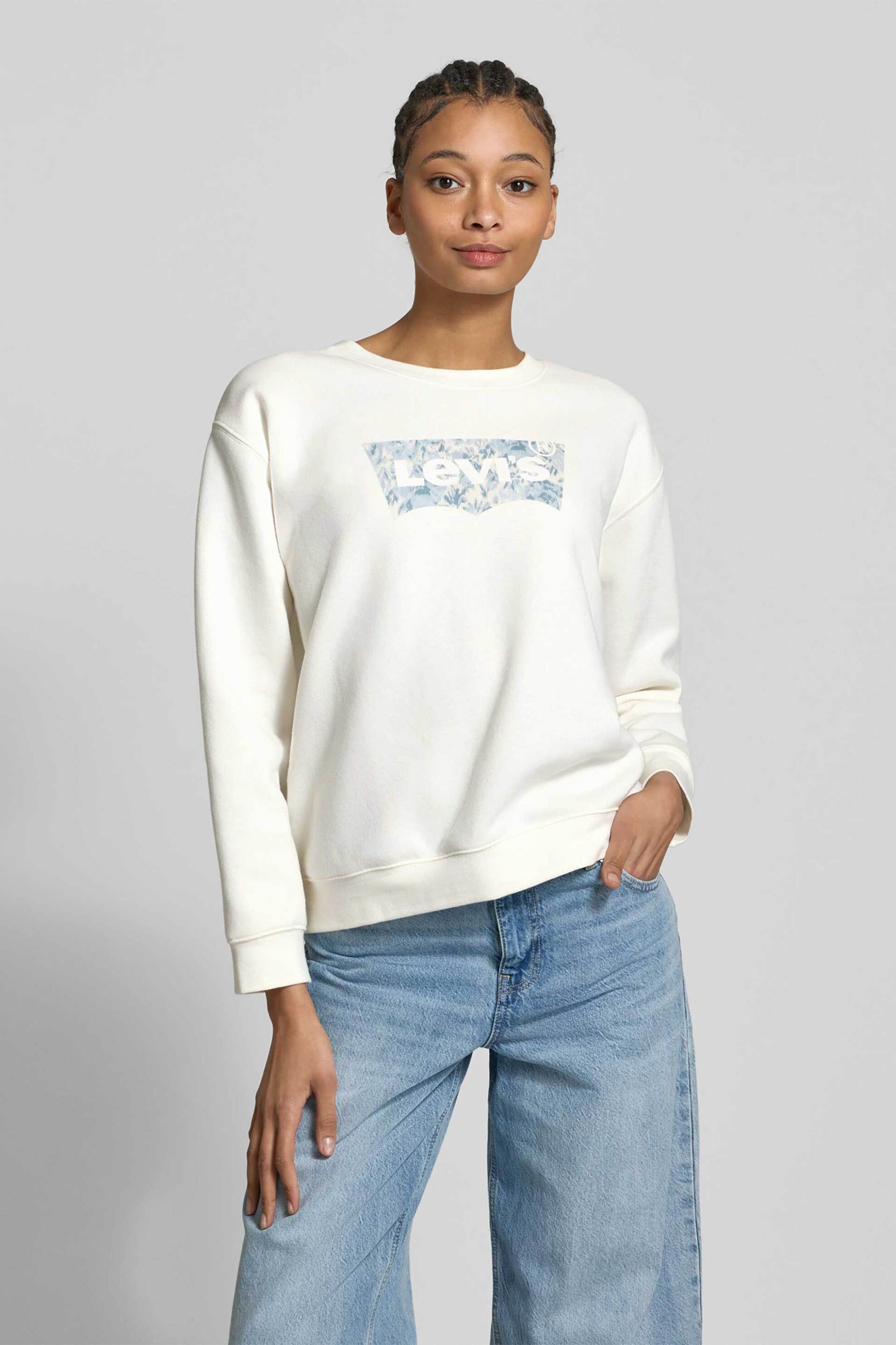 Levi's Levi's® γυναικεία μπλούζα φούτερ με graphic logo print Loose Cut 