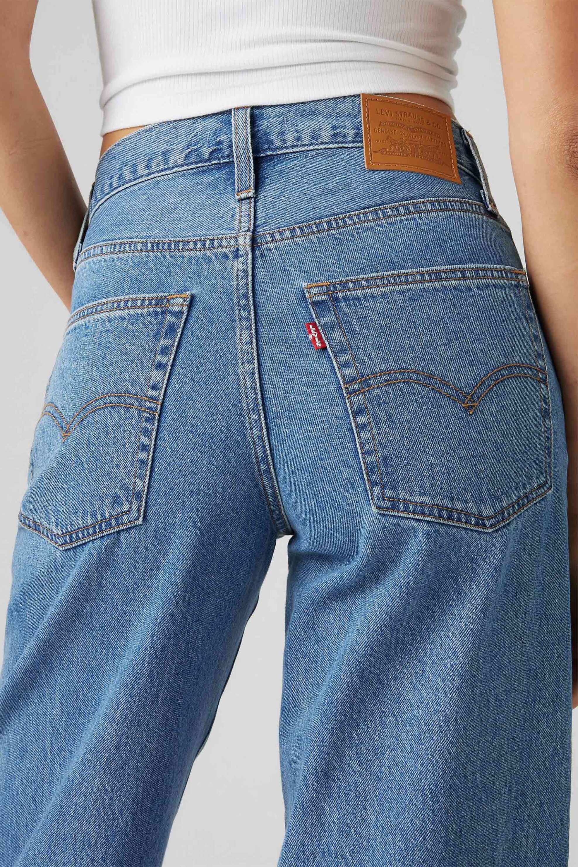 Levi&Apos S Γυναικείο Τζιν Παντελόνι Πεντάτσεπο Loose Straight Fit Baggy Dad - A34940072 Denim Blue