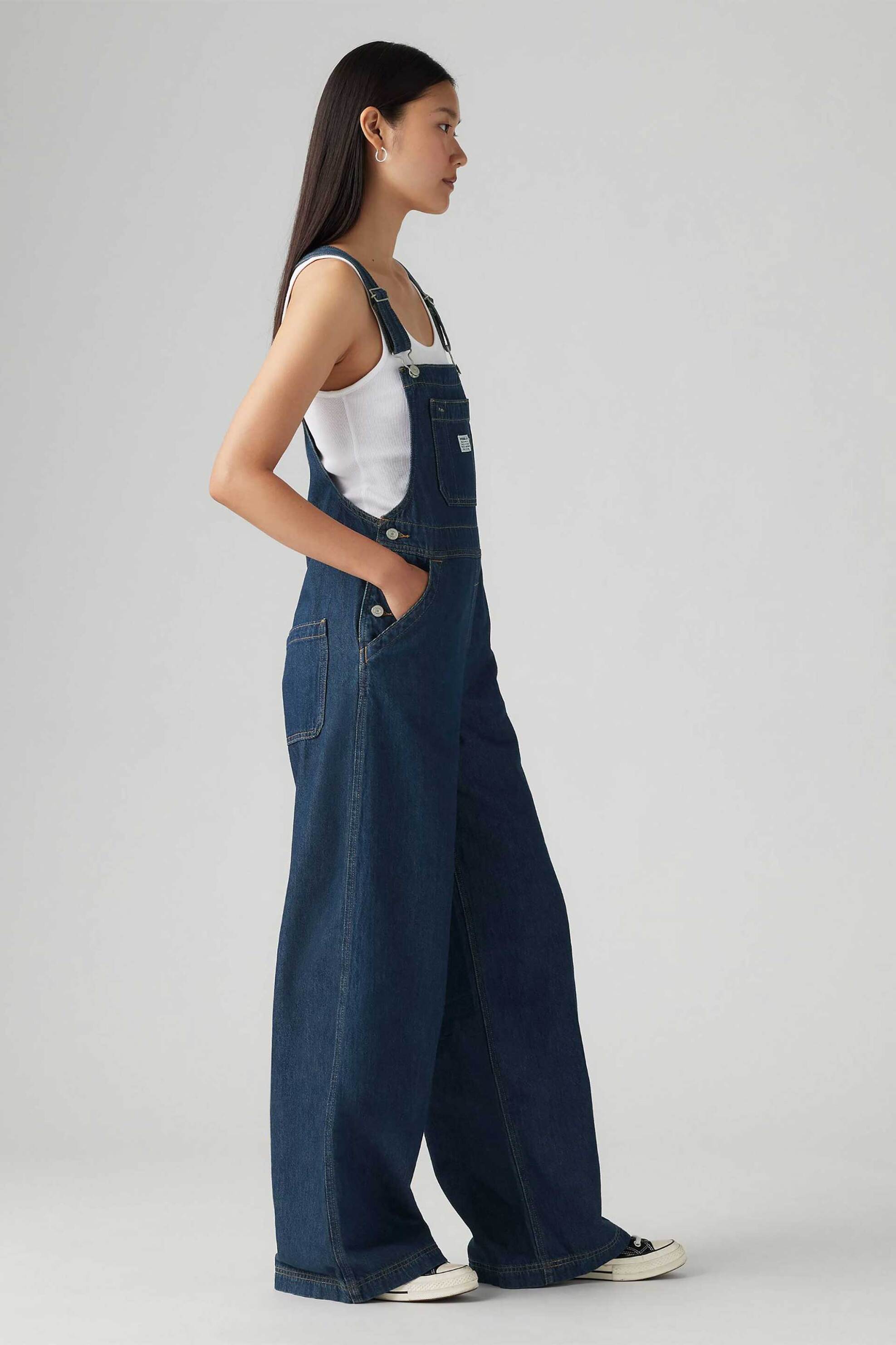 Levi's® γυναικεία denim σαλοπέτα Oversized Fit "XL Overall" - 001V00005 Denim Blue Σκούρο φωτογραφία