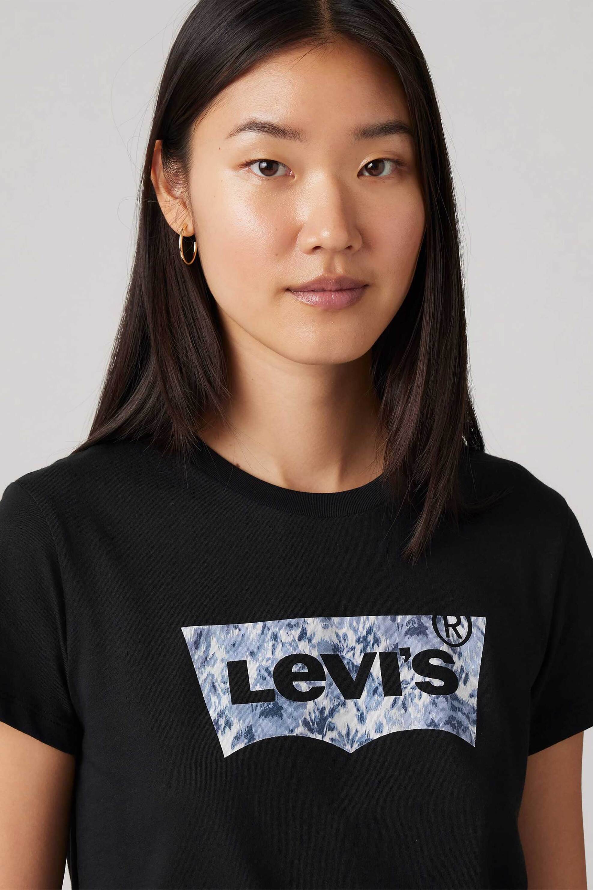 Levi's® γυναικείο T-shirt με graphic logo print Standard Fit 