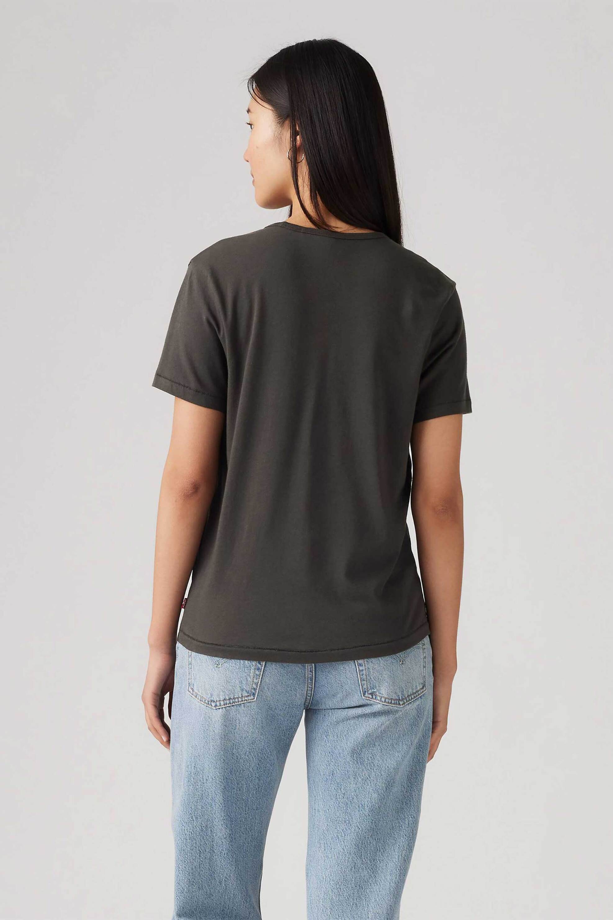 LEVI'S Levi's® γυναικείο T-shirt με graphic print Standard Fit "Graphic Iconic" - A88020042 Μαύρο - 4