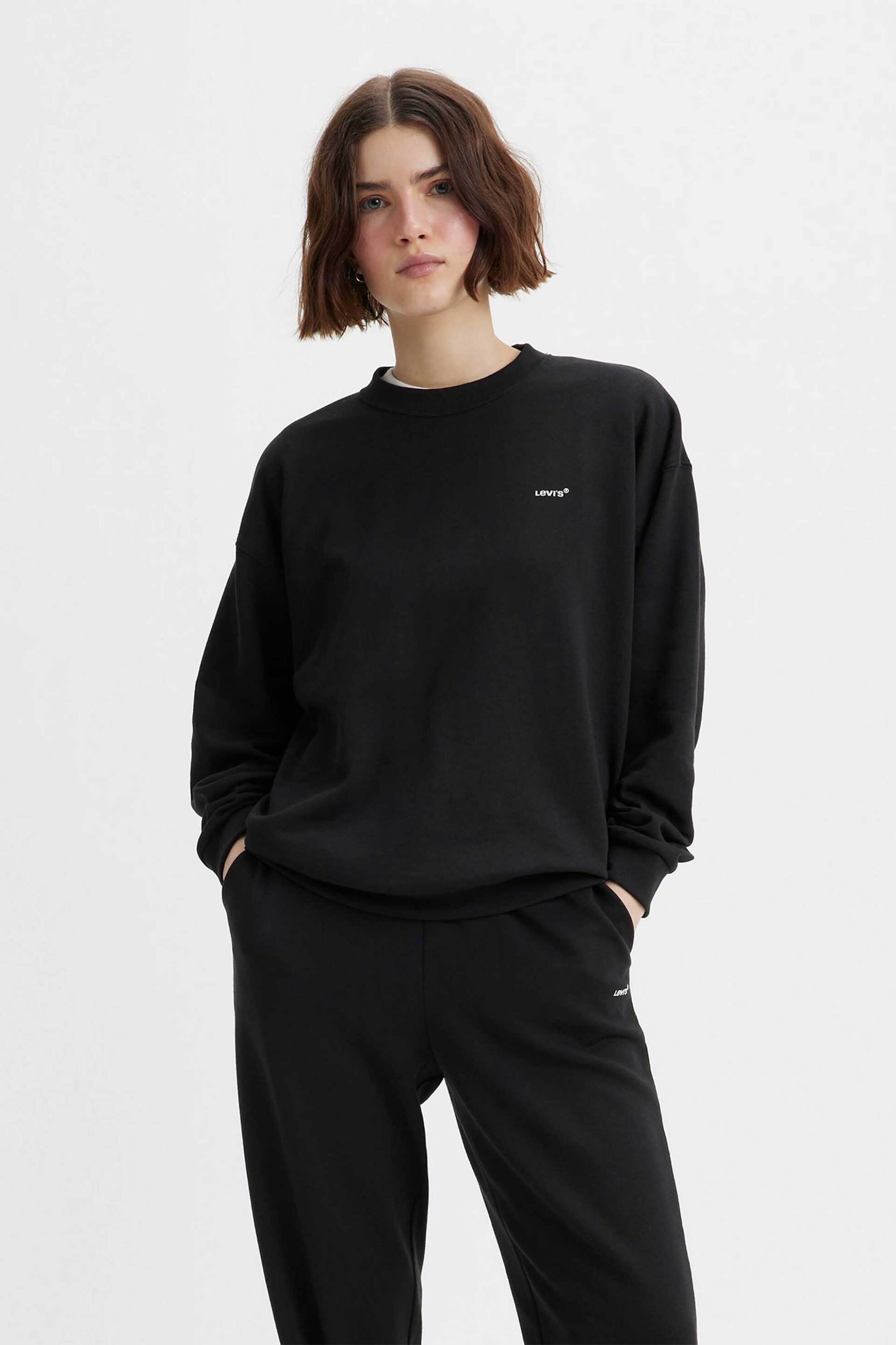 Levi's® γυναικεία μπλούζα φούτερ με logo print Standard Fit "Everyday"