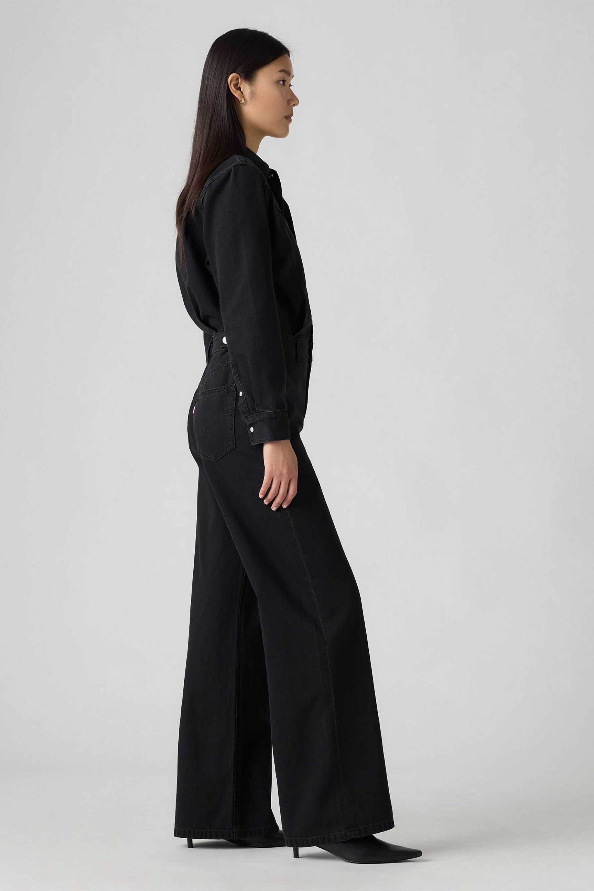 Levi's® γυναικεία denim ολόσωμη φόρμα Relaxed Fit "Rinoa" - 003S40001 Μαύρο φωτογραφία