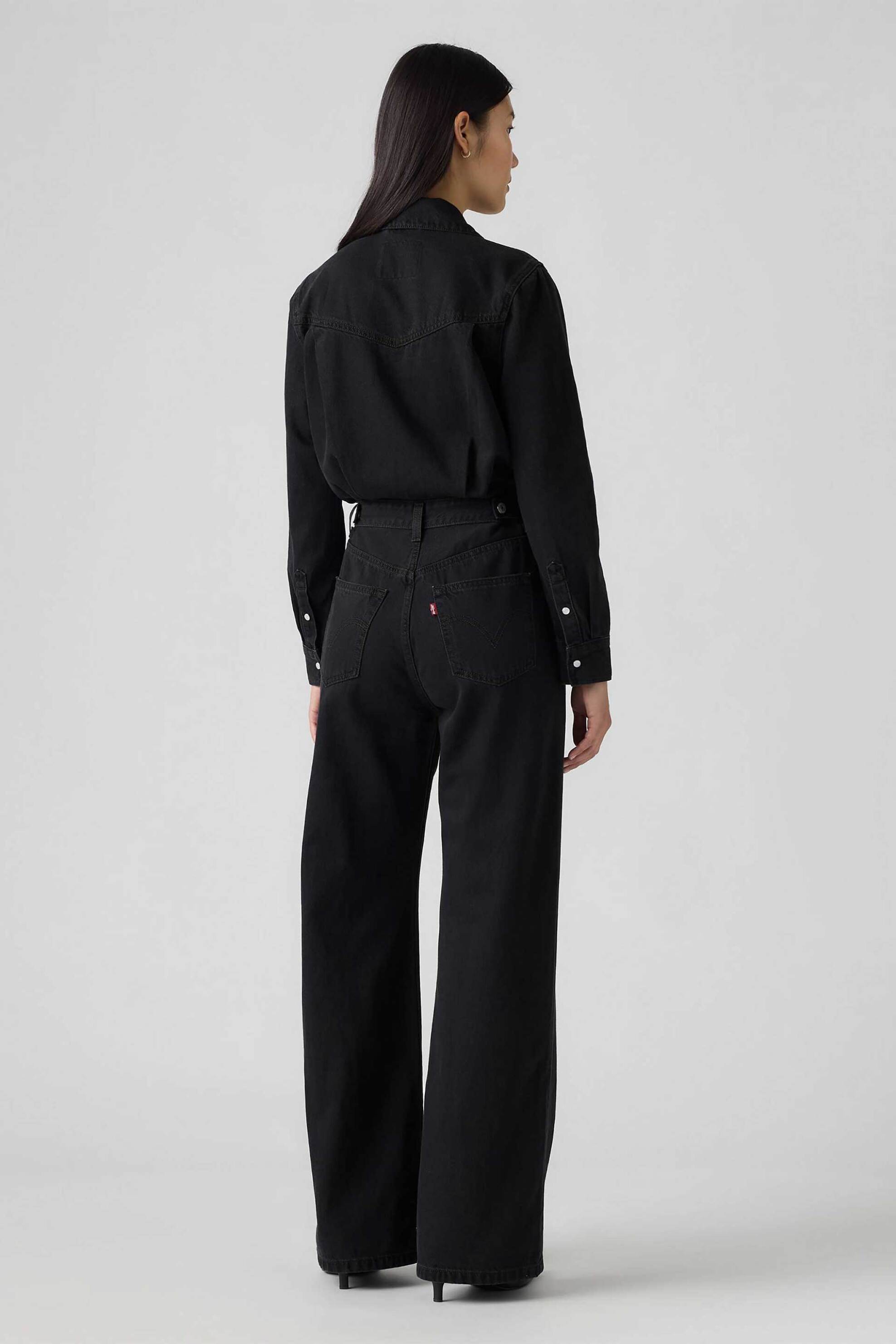 Levi's® γυναικεία denim ολόσωμη φόρμα Relaxed Fit "Rinoa" - 003S40001 Μαύρο φωτογραφία