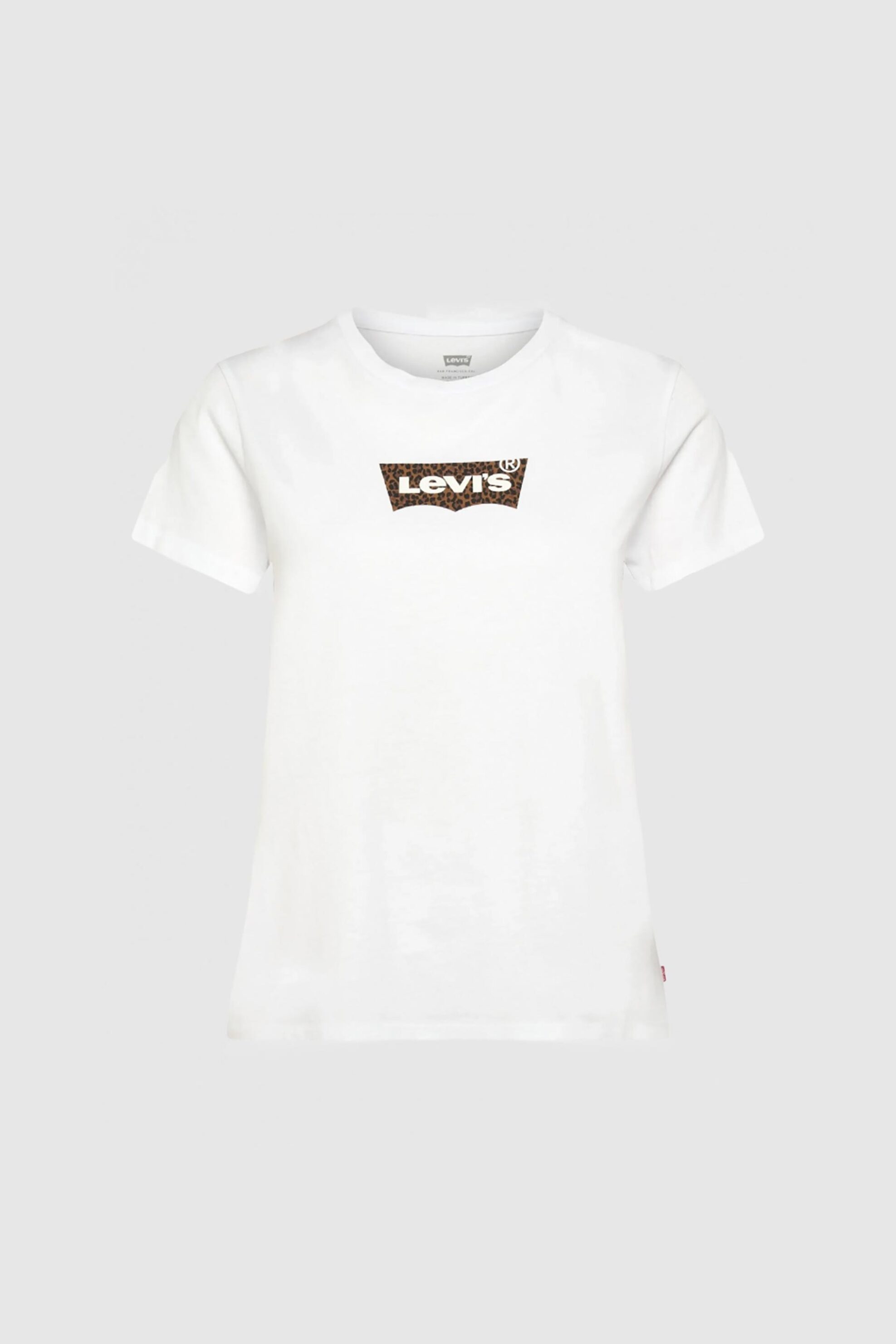 Levi's® γυναικείο T-shirt με logo print Standard Fit "The Perfect Tee" - A20860424 Λευκό