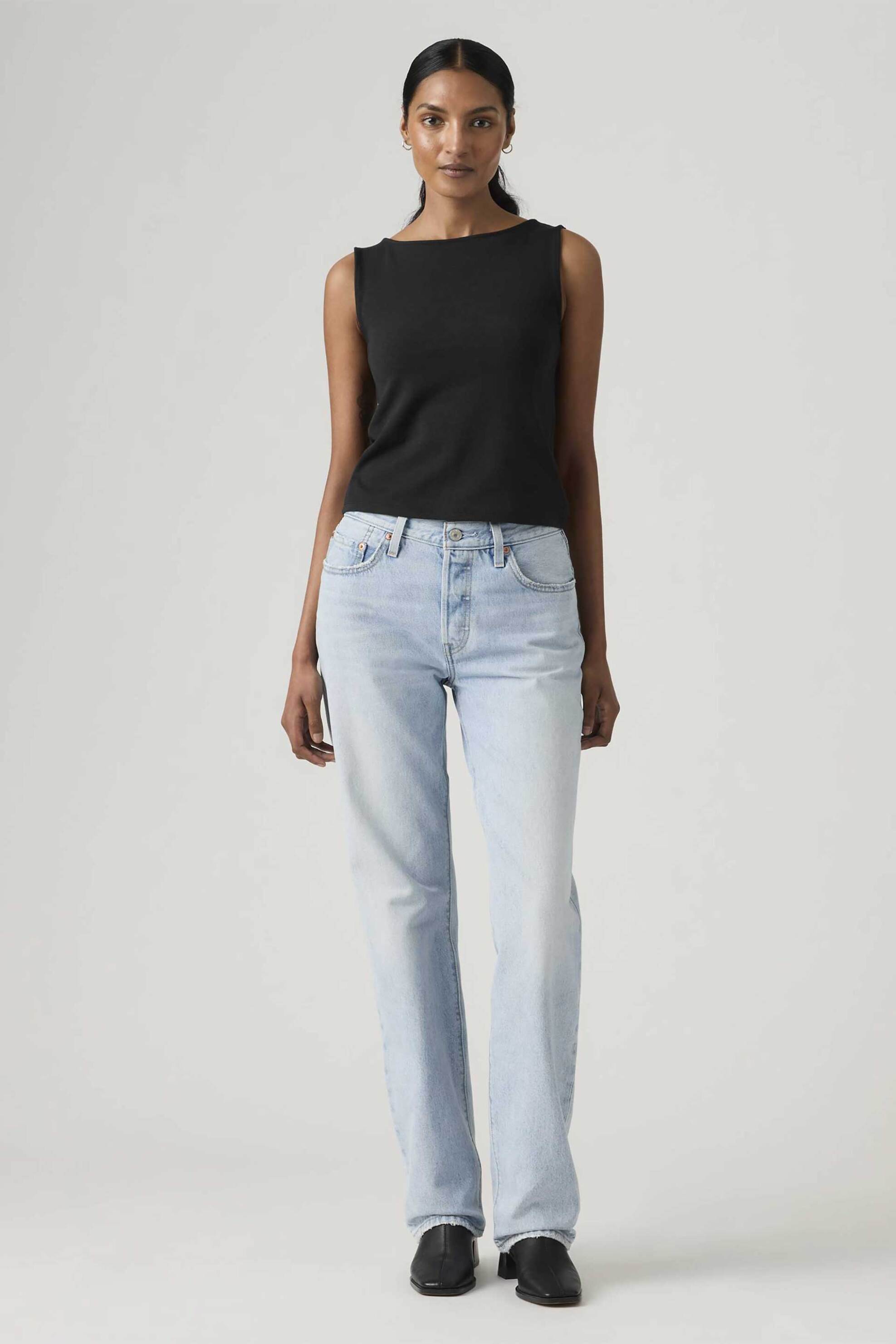 Levi's® γυναικείο τζιν παντελόνι πεντάτσεπο Loose Straight Fit "501® '90s" - A19590115 Denim Blue Ανοιχτό