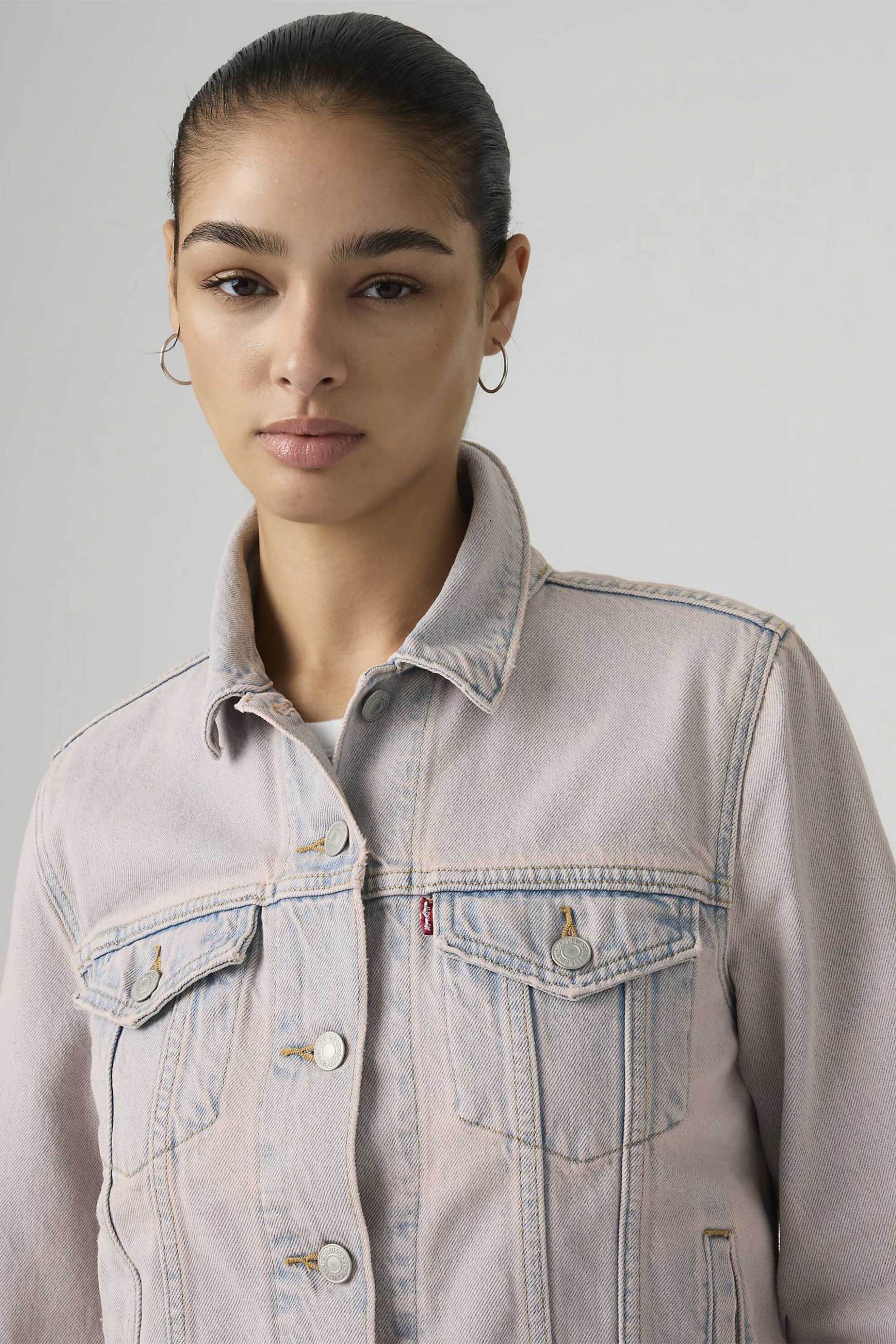 LEVI'S Levi's® γυναικείο denim jacket Slim Fit "Original Trucker" - 299450244 Ροζ Ανοιχτό - 2