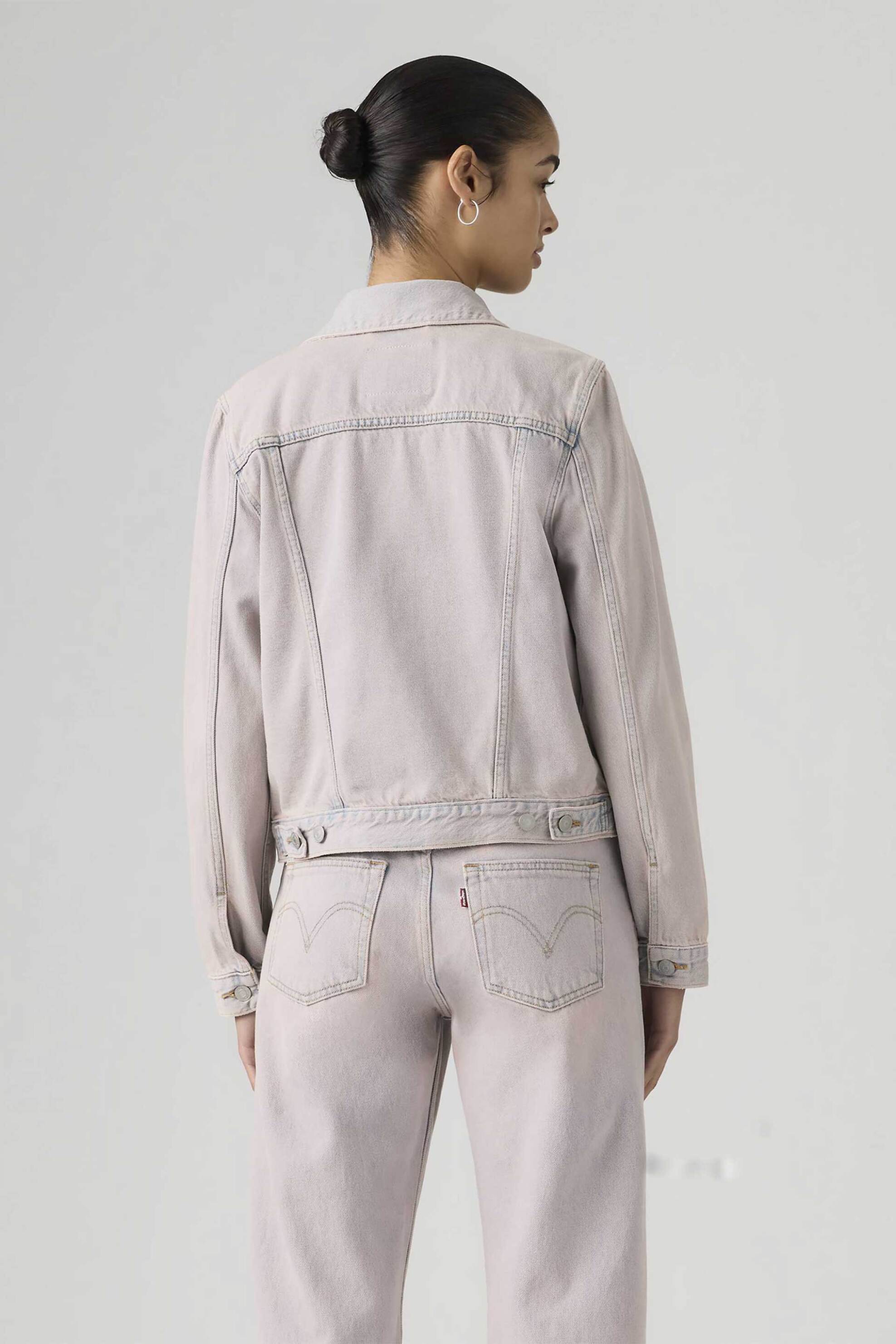 LEVI'S Levi's® γυναικείο denim jacket Slim Fit "Original Trucker" - 299450244 Ροζ Ανοιχτό - 3