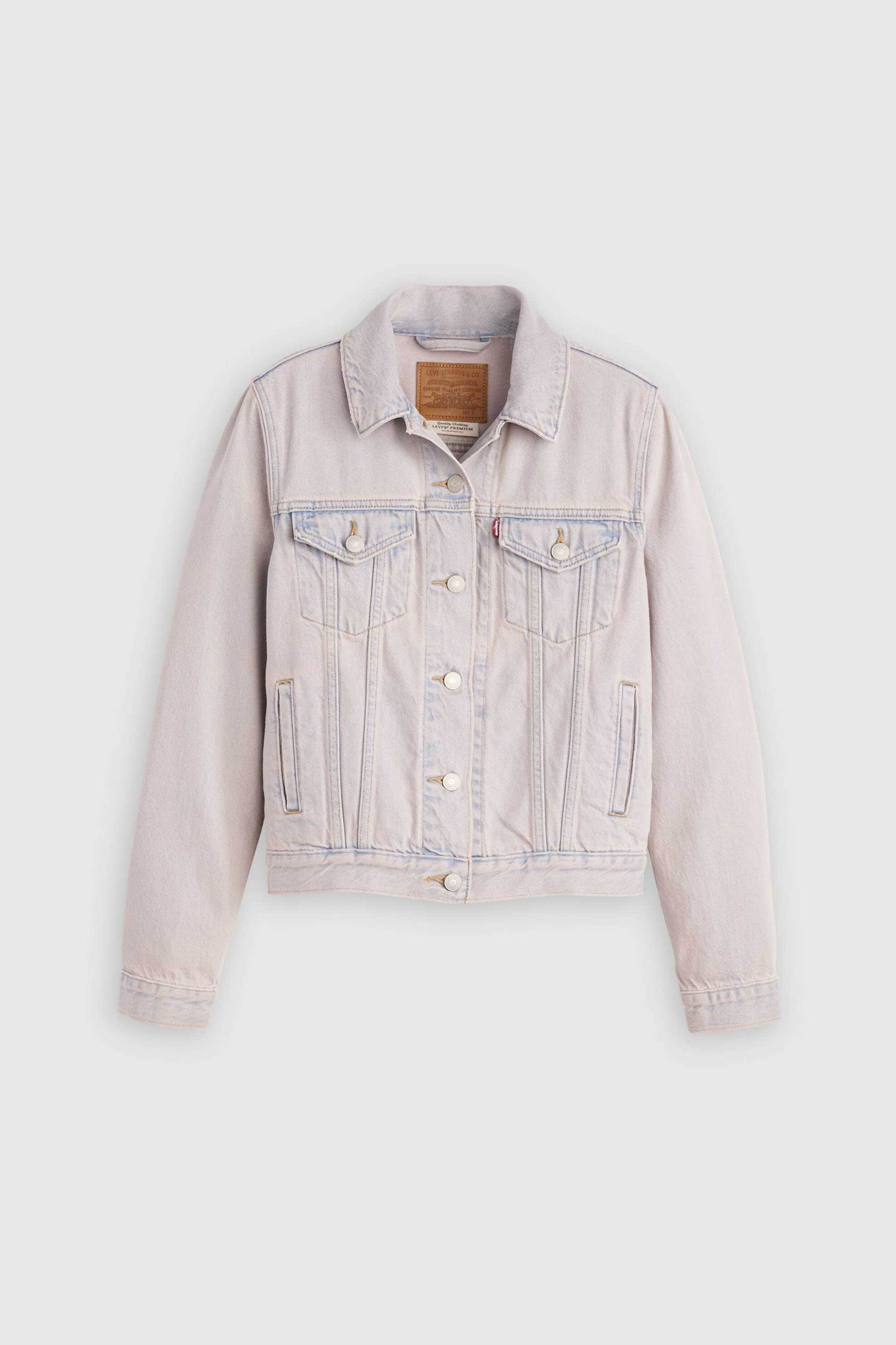 Levi&Apos S Γυναικείο Denim Jacket Slim Fit Original Trucker - 299450244 Ροζ Ανοιχτό