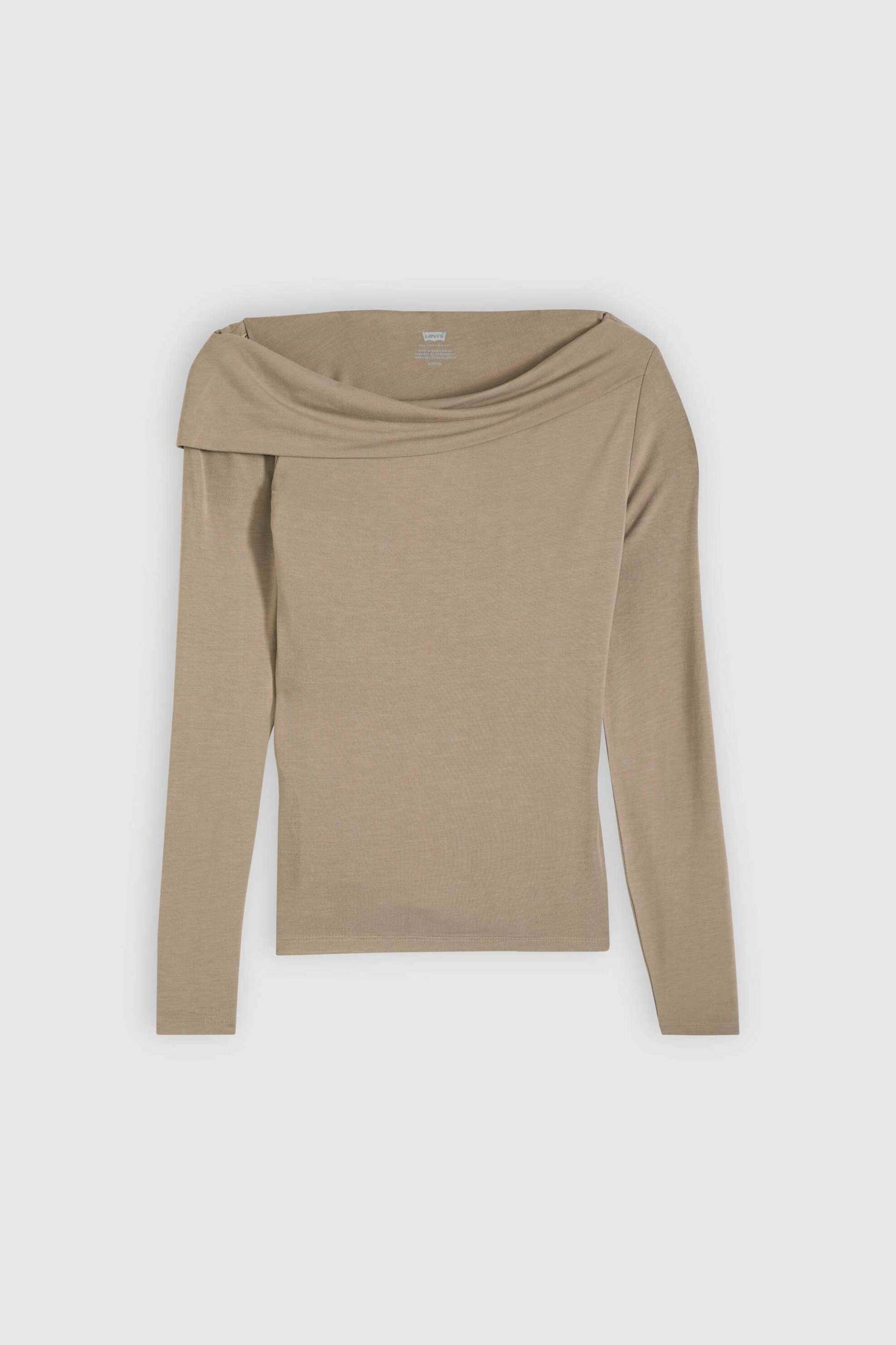 Levi&Apos S Γυναικεία Μπλούζα Off Shoulder Slim Fit Clara - 005It0002 Μπεζ
